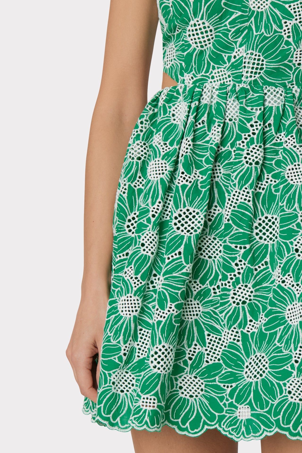 Bea Tournesol Eyelet Dress sold by Milly product image thumbnail 3