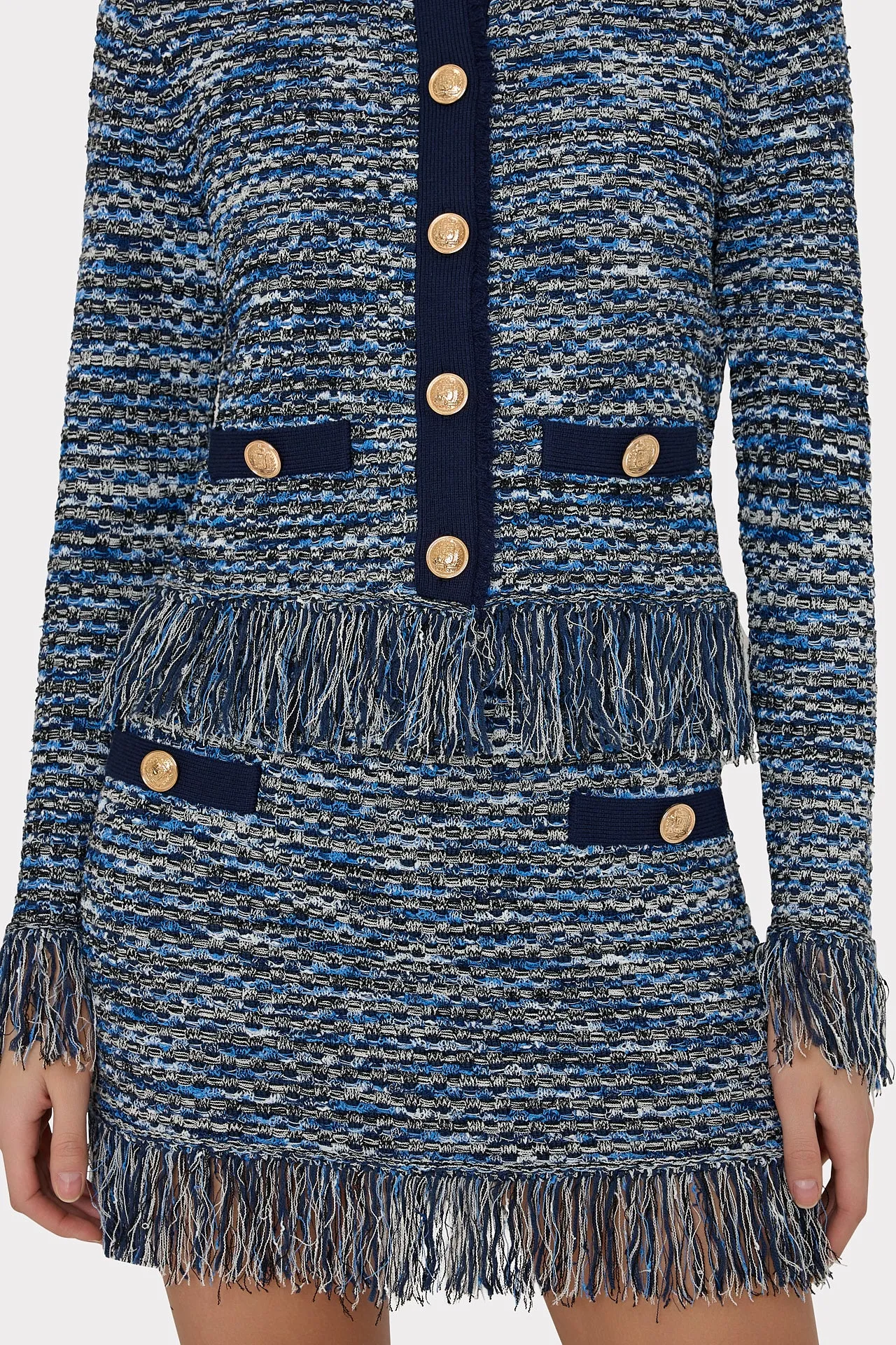 Kali Textured Knit Mini Skirt sold by Milly product image thumbnail 3