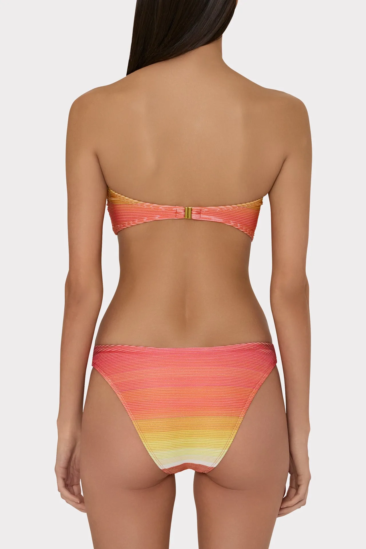 Margot Sunset Stripe Bikini Bottom sold by Milly product image thumbnail 3
