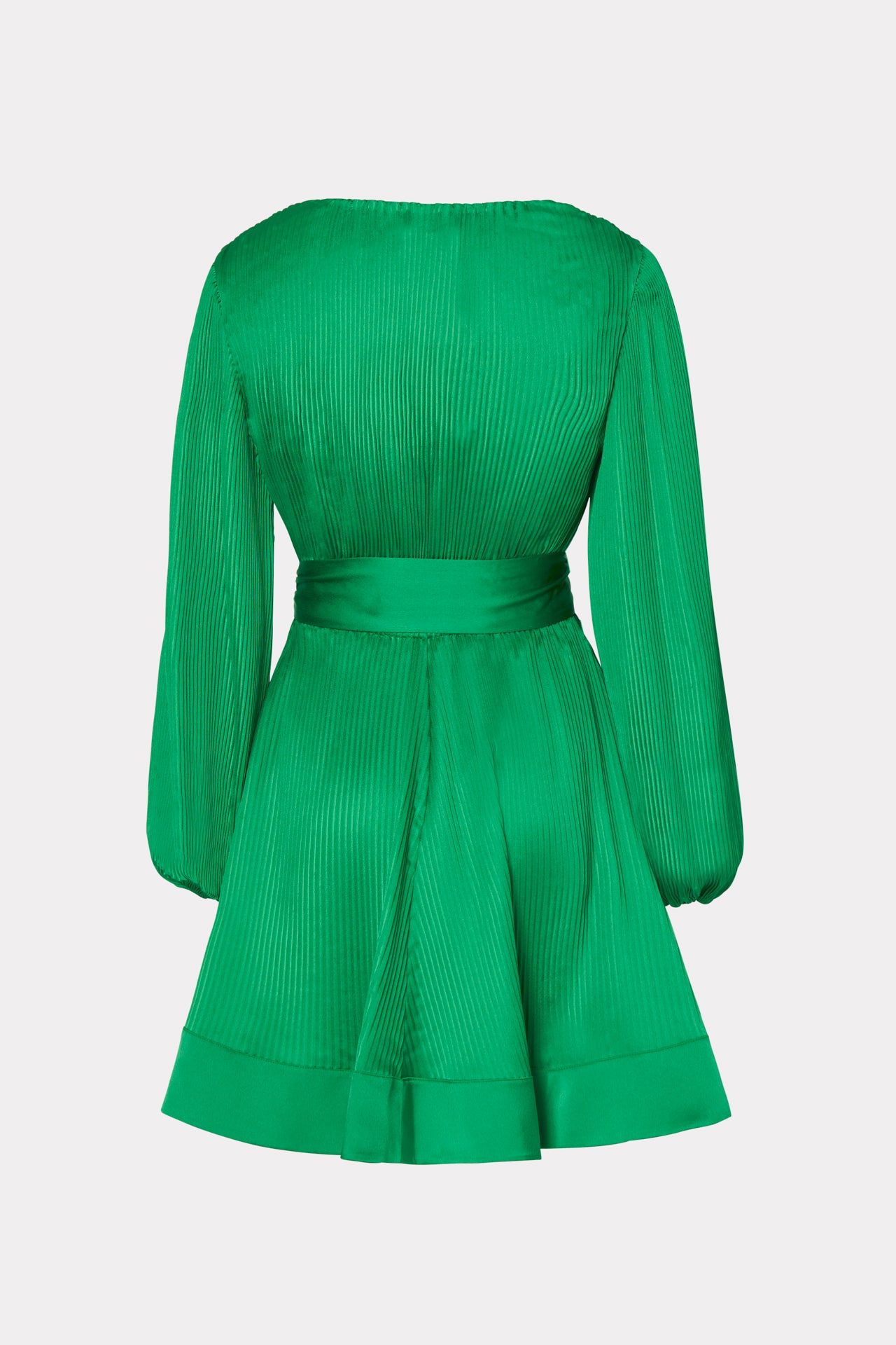 Liv Satin Pleated Dress sold by Milly product image thumbnail 4