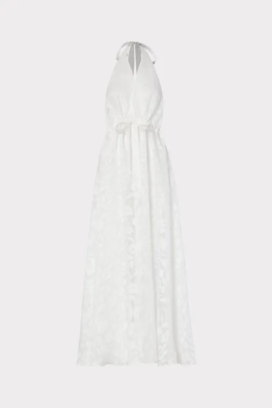 Dominque Burnout Floral Maxi Dress sold by Milly
