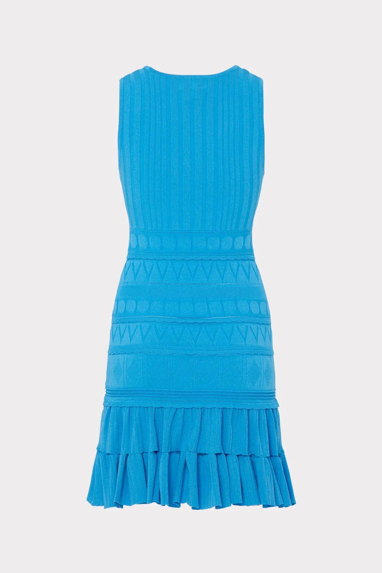 Pepper Knit Ruffle Mini Dress sold by Milly product image thumbnail 4