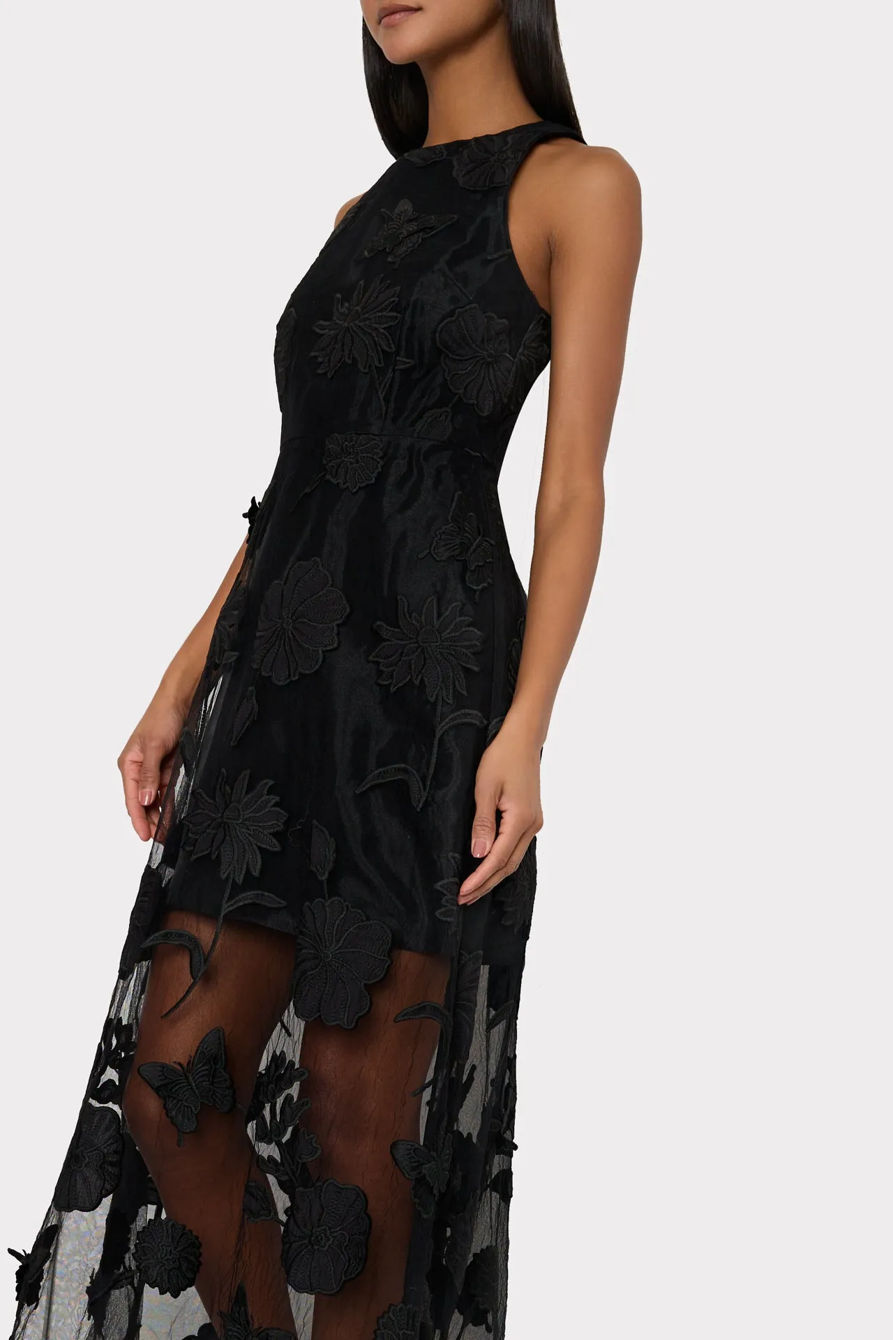 Hannah 3D Butterfly Embroidery Dress sold by Milly product image thumbnail 3