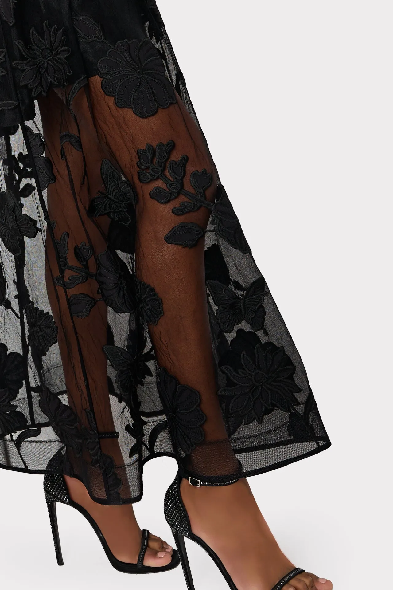 Hannah 3D Butterfly Embroidery Dress sold by Milly product image thumbnail 4