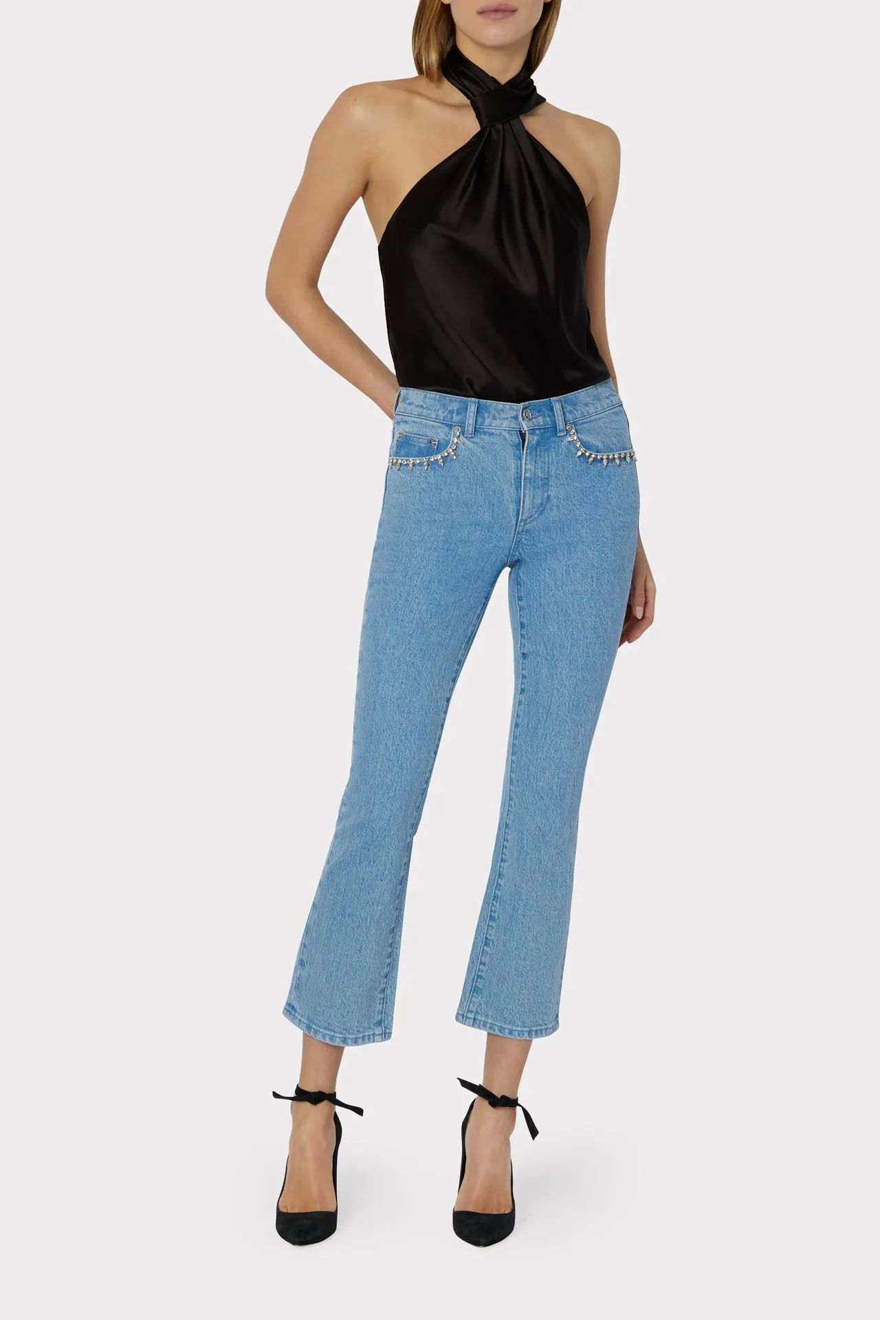 Jen Satin Top sold by Milly product image thumbnail 2