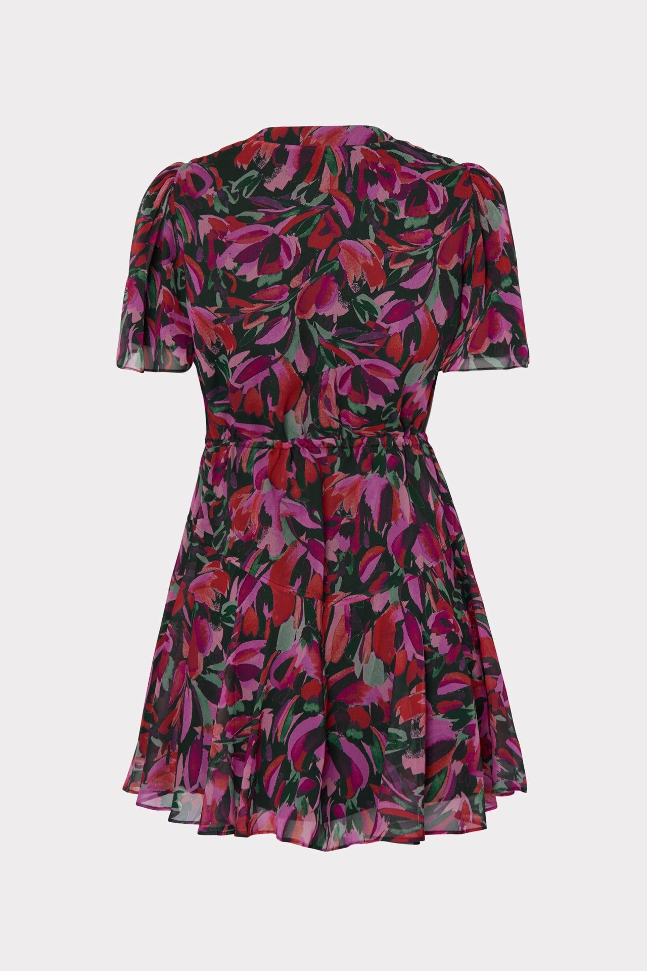 Harlie Tulip Bouquet Print Dress sold by Milly product image thumbnail 4