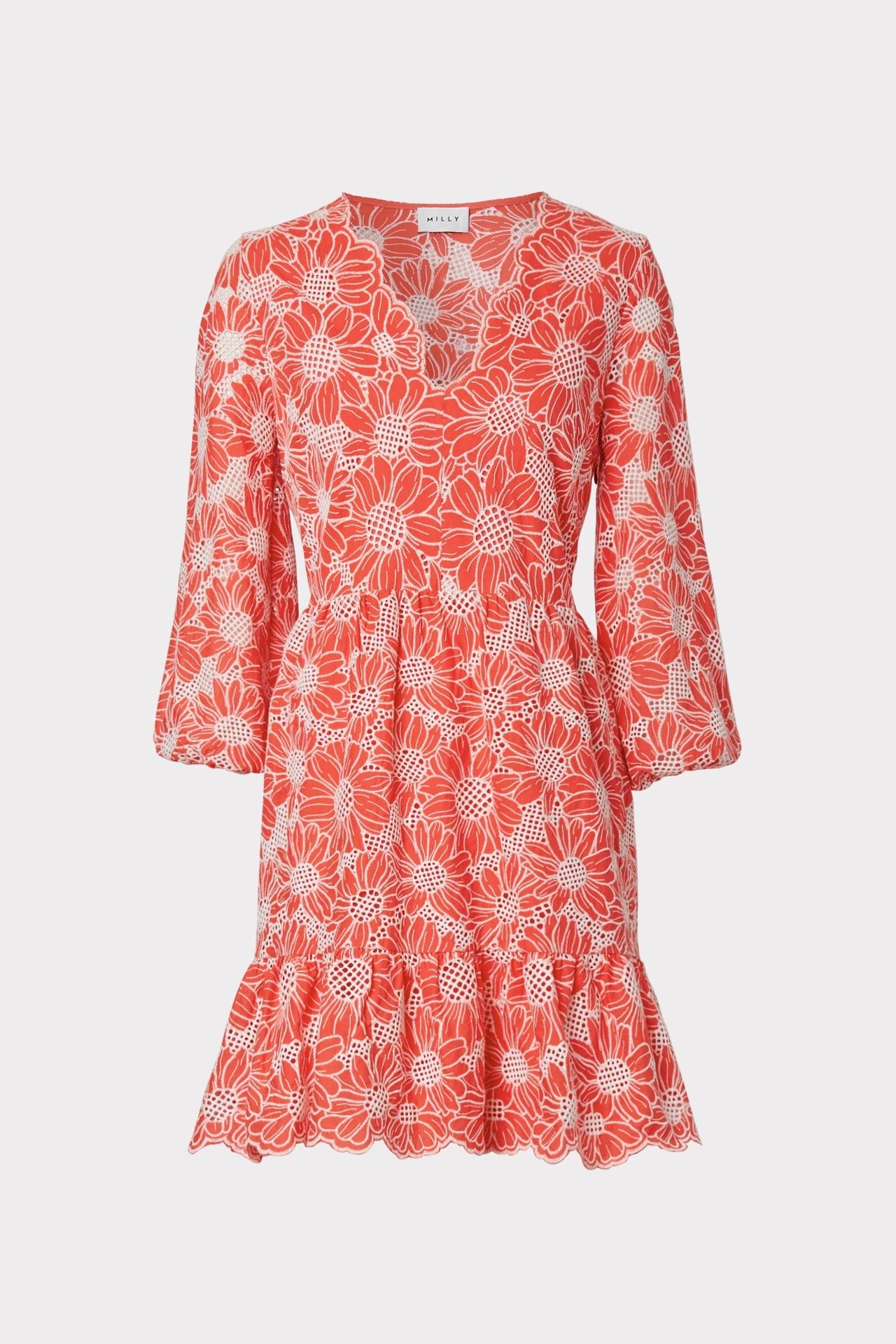 Brielle Tournesol Eyelet Dress sold by Milly