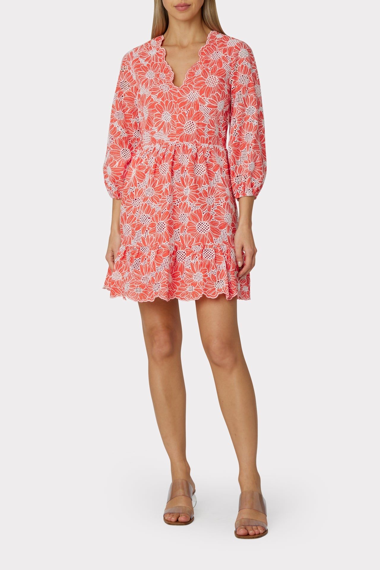 Brielle Tournesol Eyelet Dress sold by Milly product image thumbnail 2