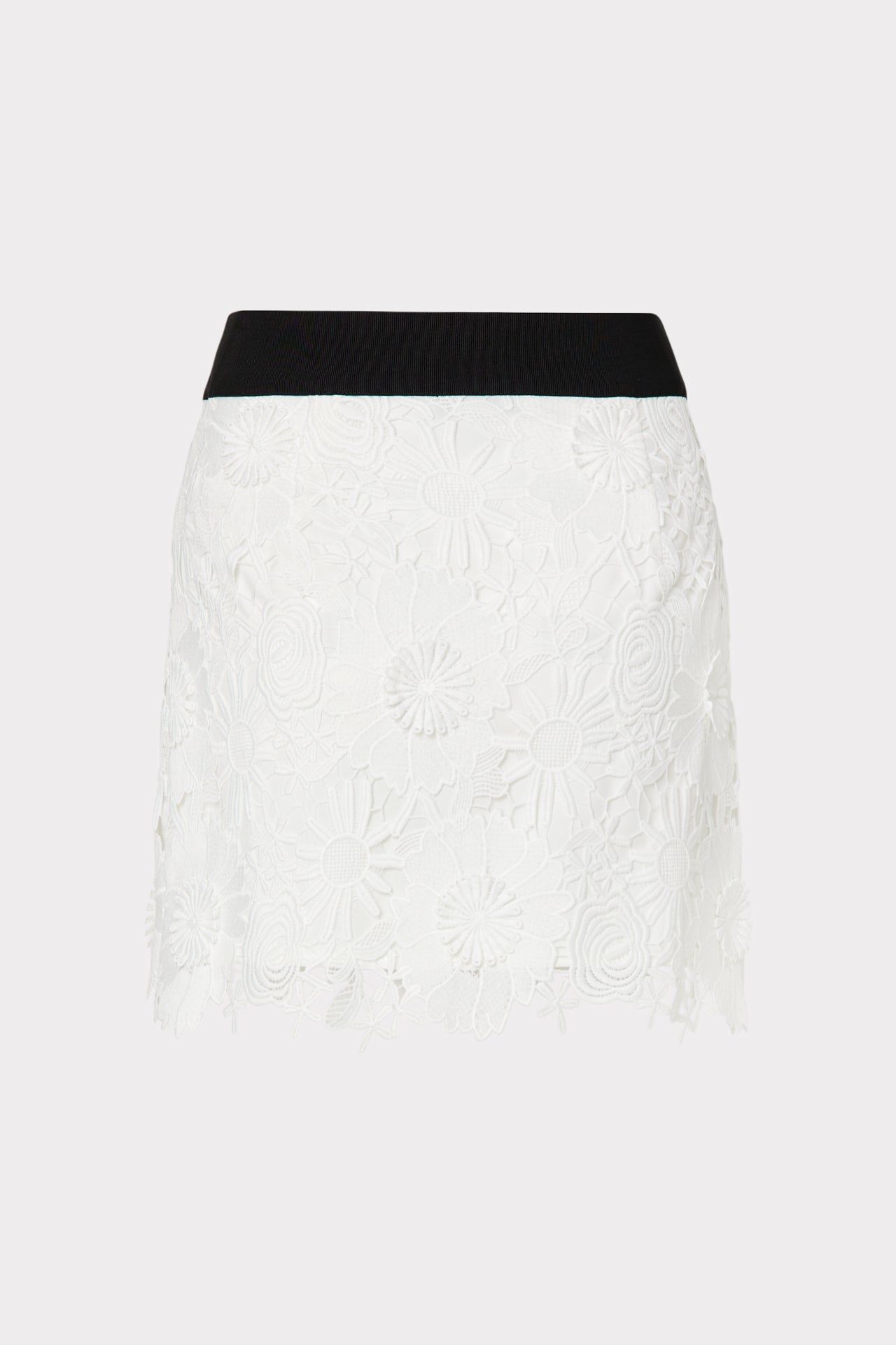 3D Lace Modern Mini Skirt sold by Milly product image thumbnail 4