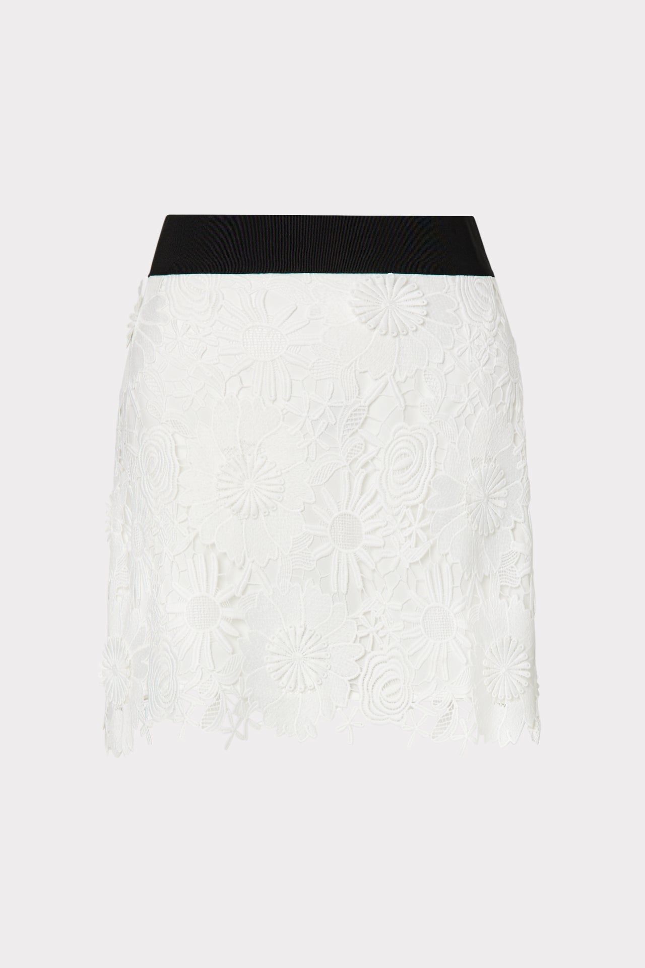 3D Lace Modern Mini Skirt sold by Milly