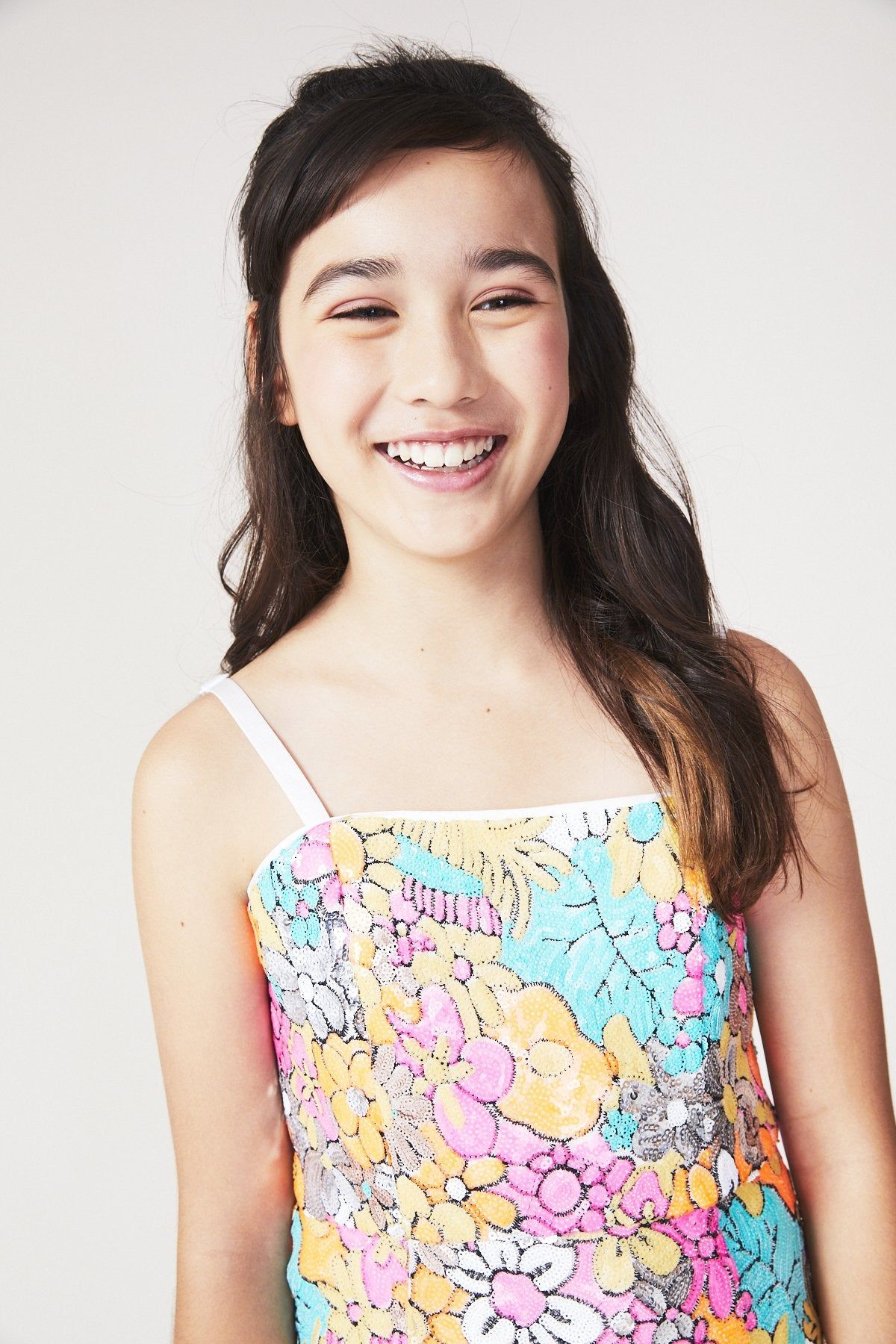 Milly Minis Floral Sequins Kyle Dress sold by Milly product image thumbnail 2