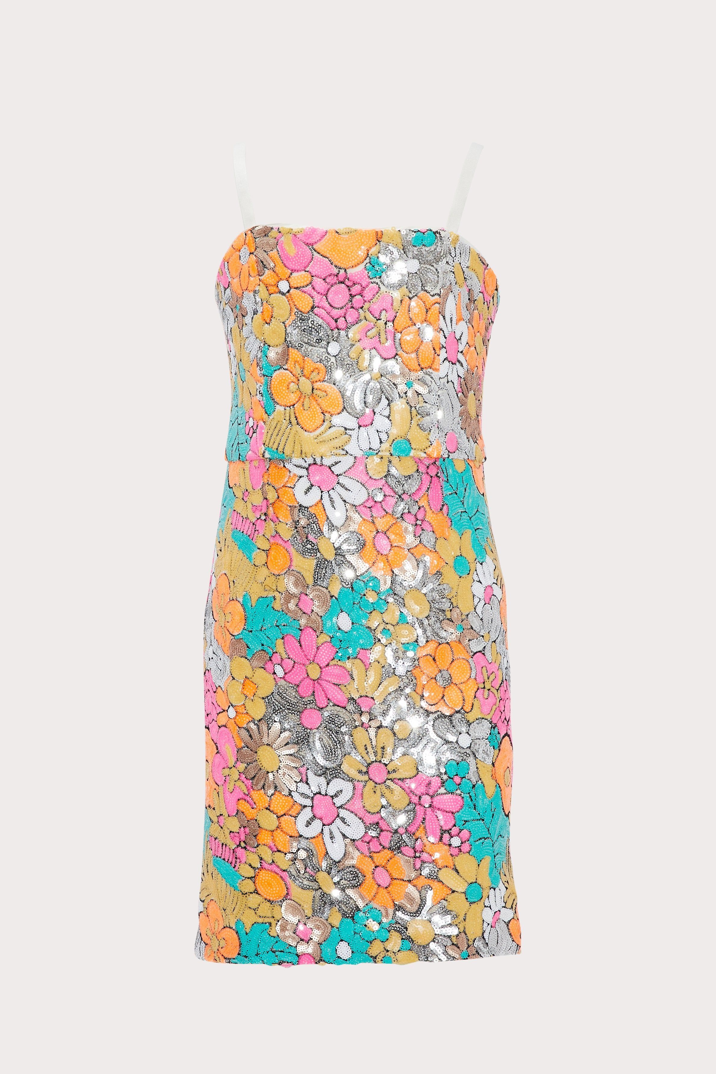 Milly Minis Floral Sequins Kyle Dress sold by Milly