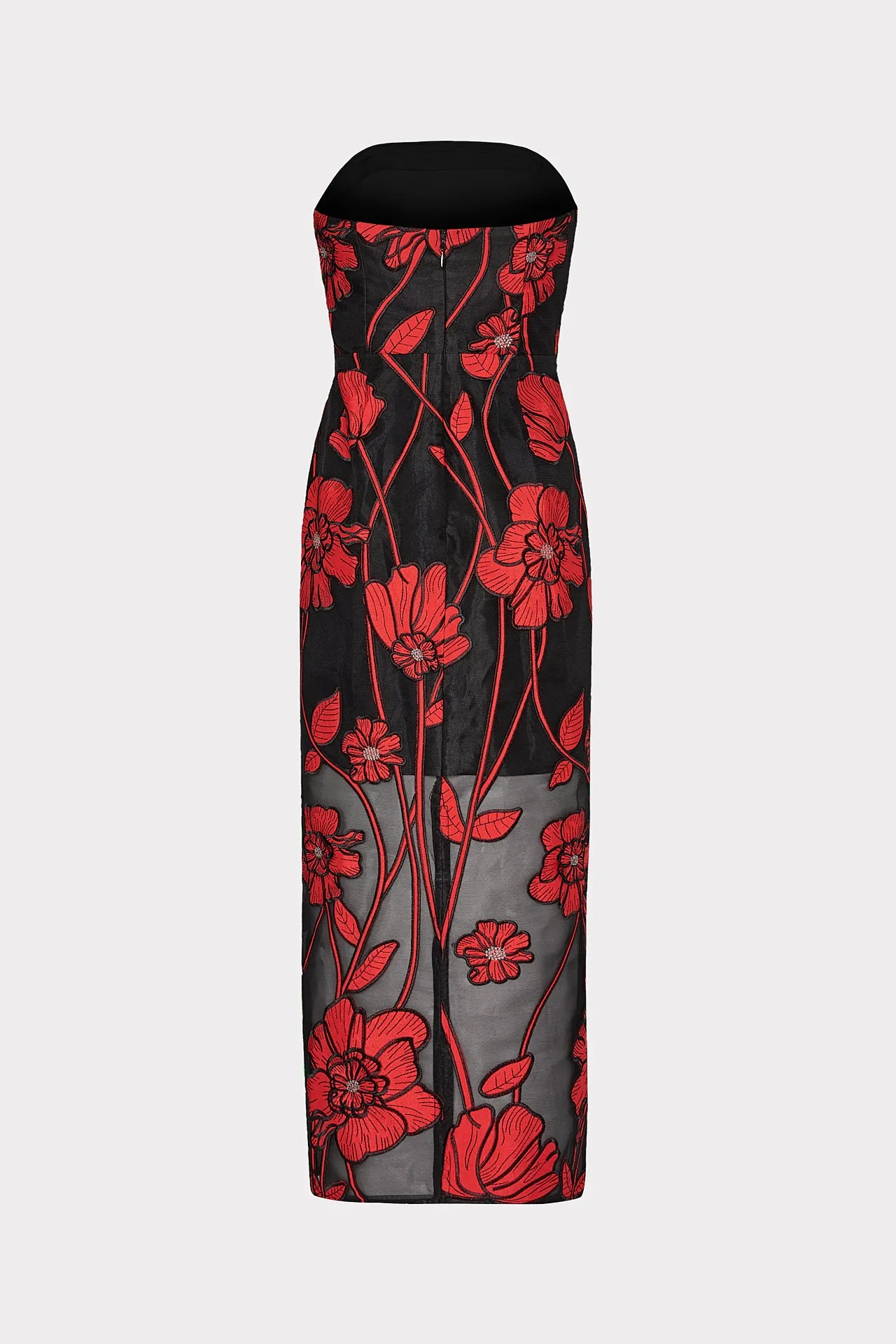 Shiloh Grand Fleur Embroidered Dress sold by Milly product image thumbnail 4