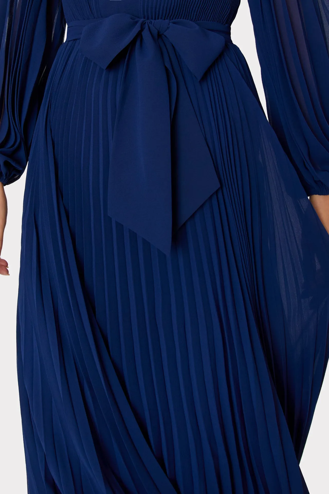Nadie Pleated Maxi Dress sold by Milly product image thumbnail 3