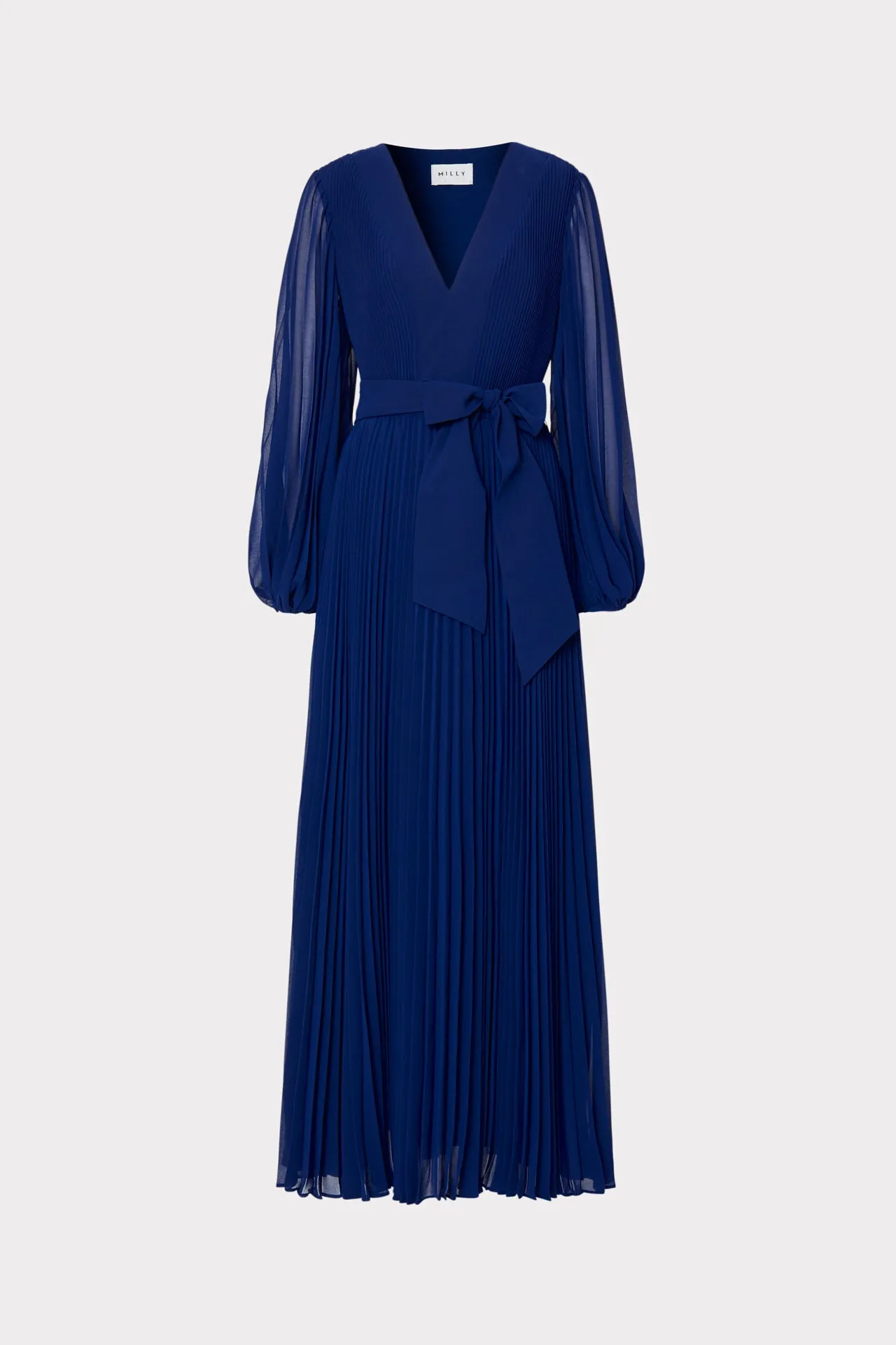 Nadie Pleated Maxi Dress sold by Milly