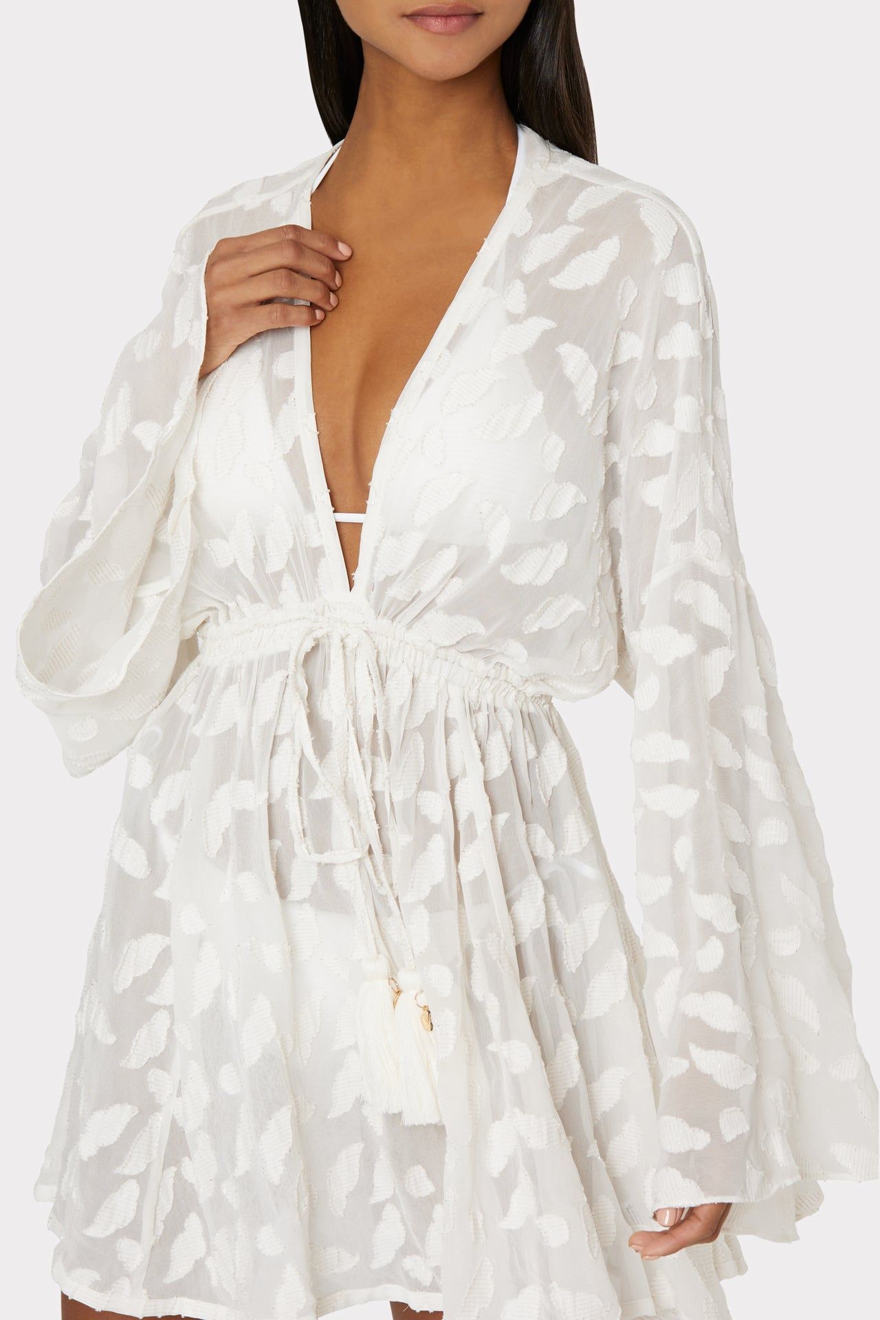 Olympia Lurex Jacquard Dress sold by Milly product image thumbnail 3