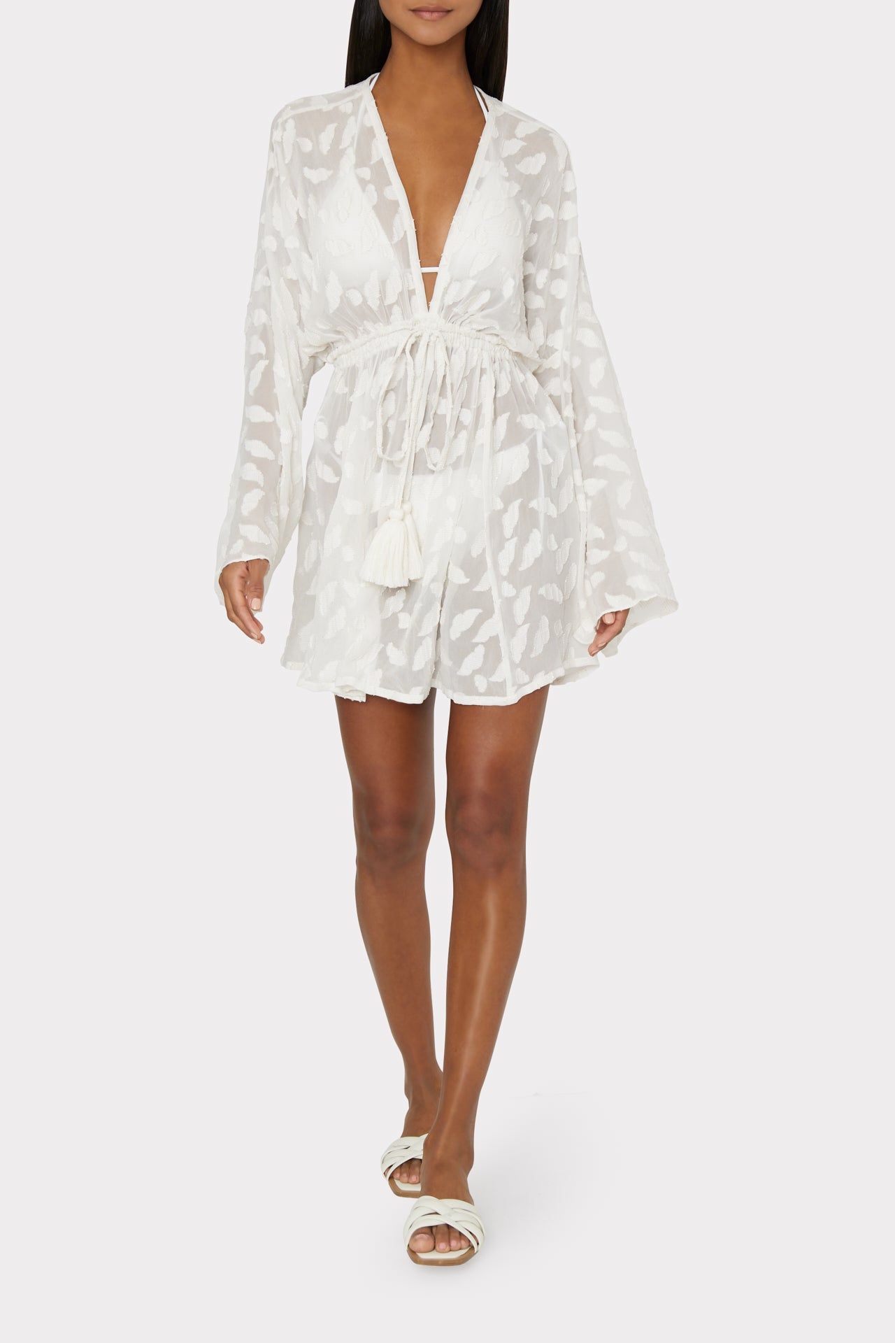 Olympia Lurex Jacquard Dress sold by Milly product image thumbnail 2