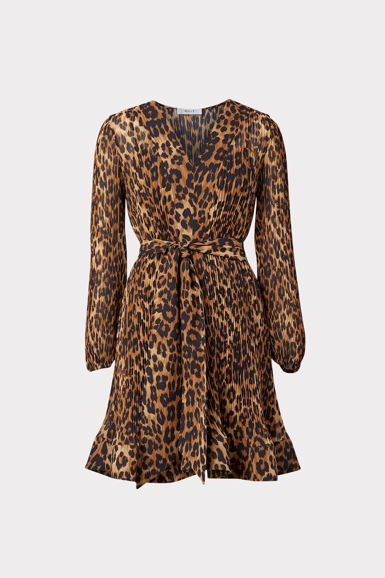 Liv Leopard Print Pleated Dress sold by Milly