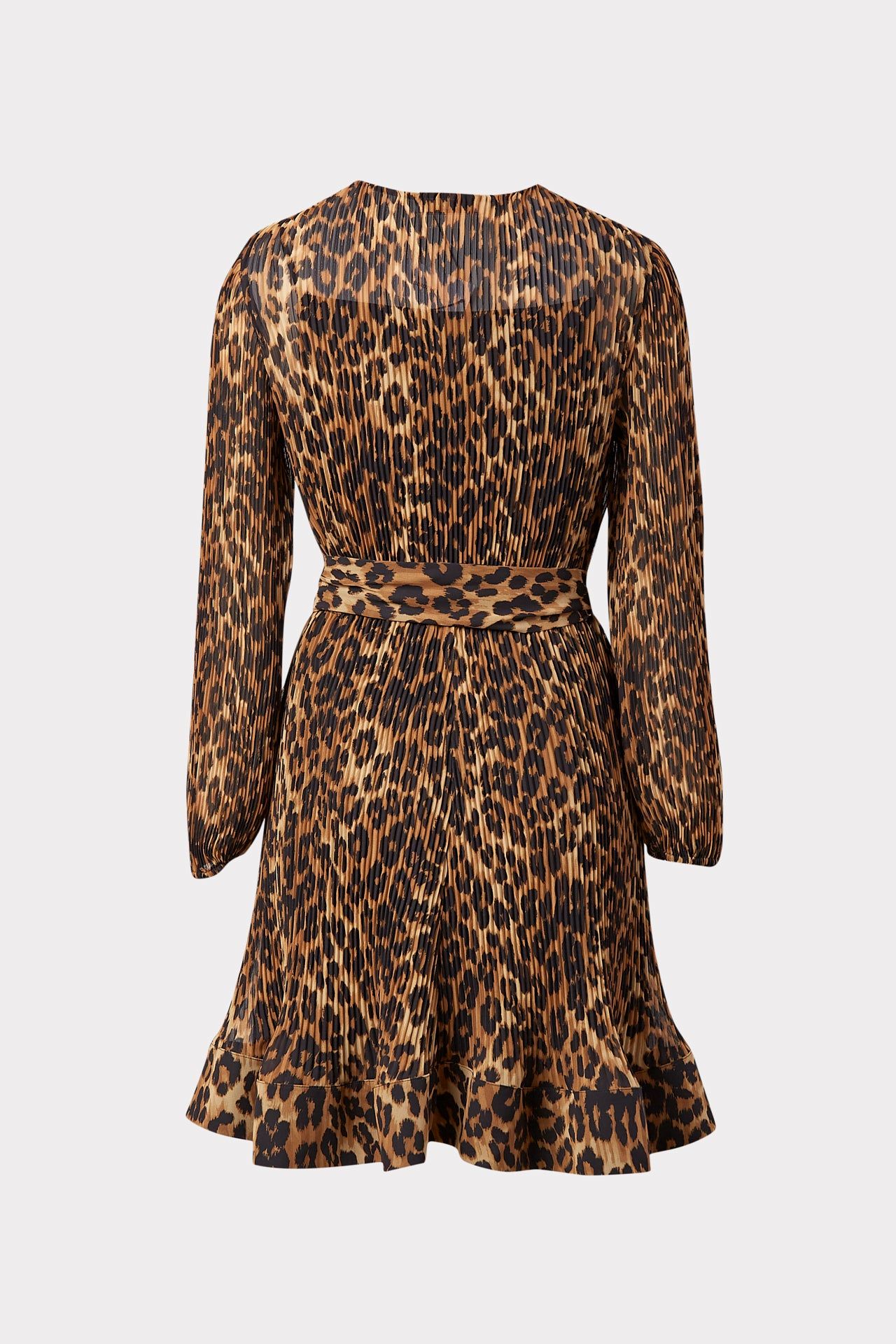 Liv Leopard Print Pleated Dress sold by Milly product image thumbnail 4