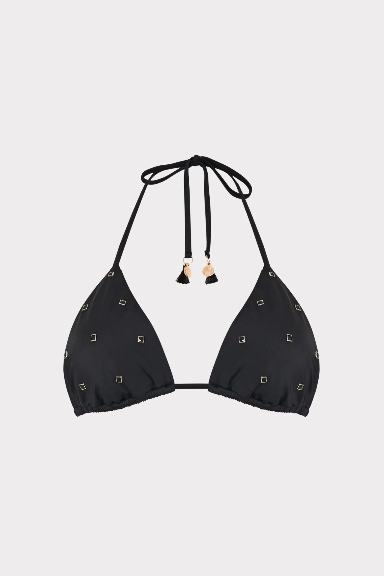Millie Diamond Heat Set Triangle Bikini Top sold by Milly