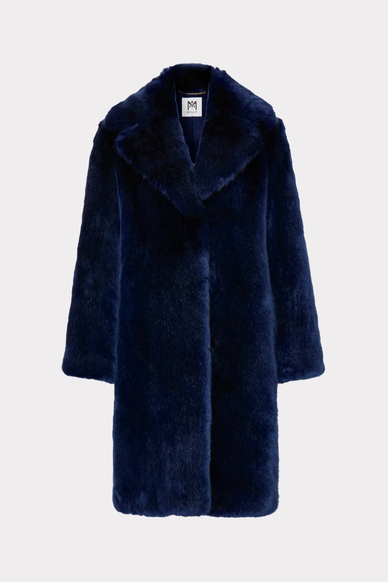 Riley Faux Fur Coat sold by Milly