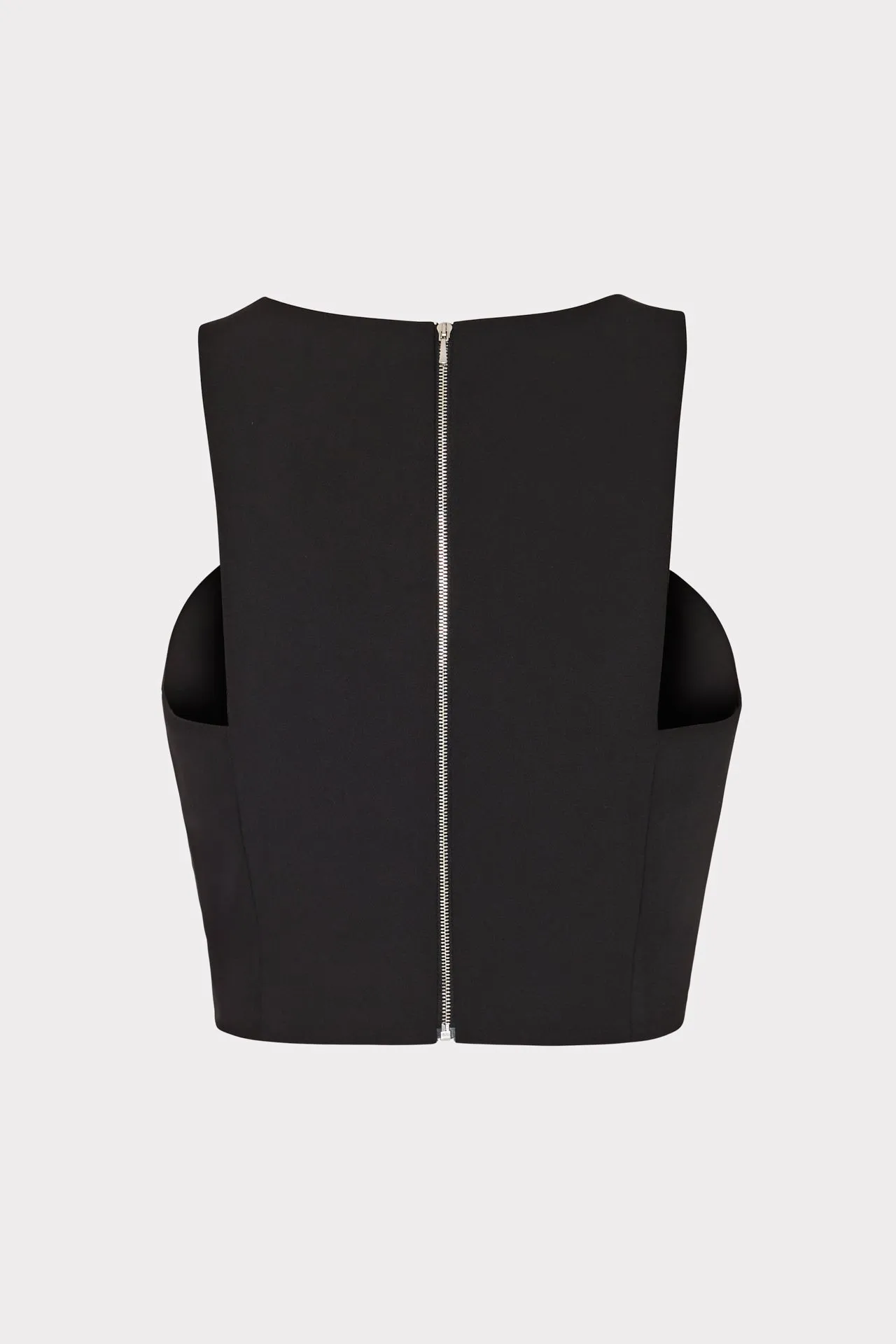 Cady Sleeveless Crop Top sold by Milly product image thumbnail 4