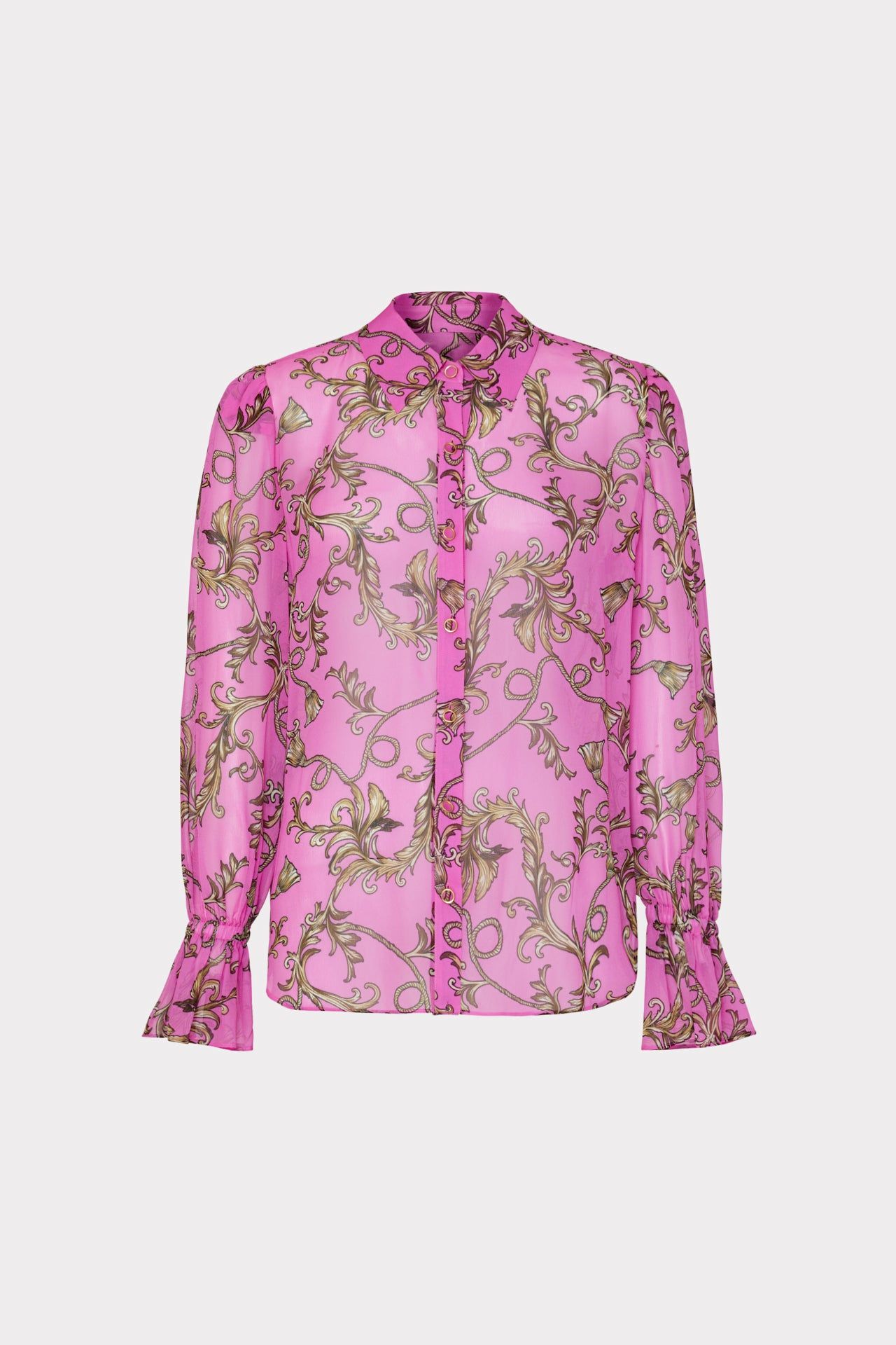 Lacey Milly Chain Blouse sold by Milly