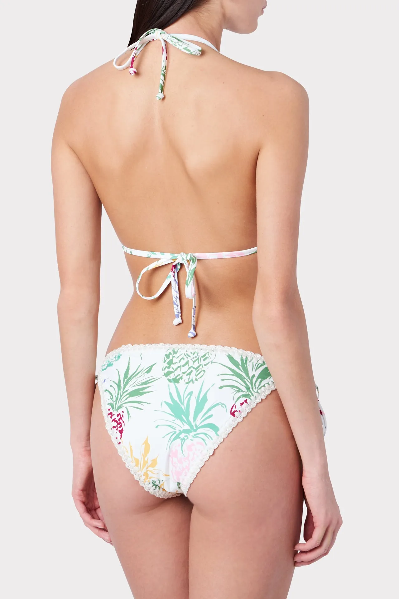 Tropical Pineapple Print Bikini Top sold by Milly product image thumbnail 3