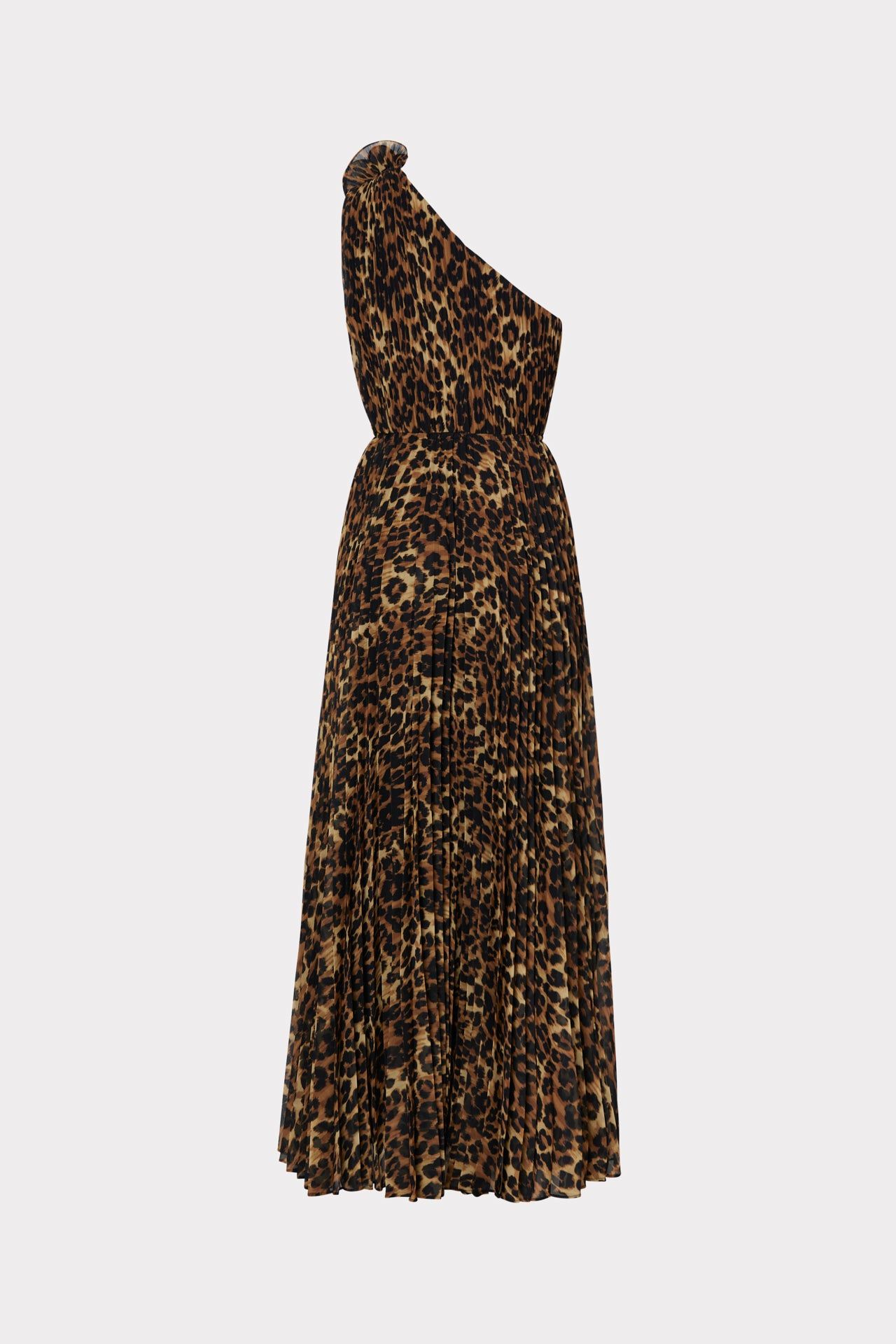 Gina Leopard Pleated Dress sold by Milly product image thumbnail 4
