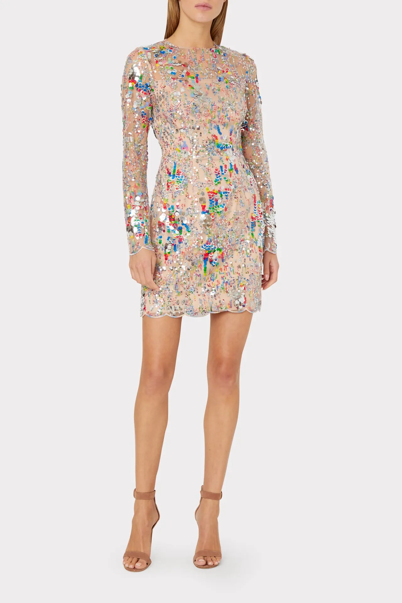 Leona Multi Color Sequins Dress sold by Milly product image thumbnail 2