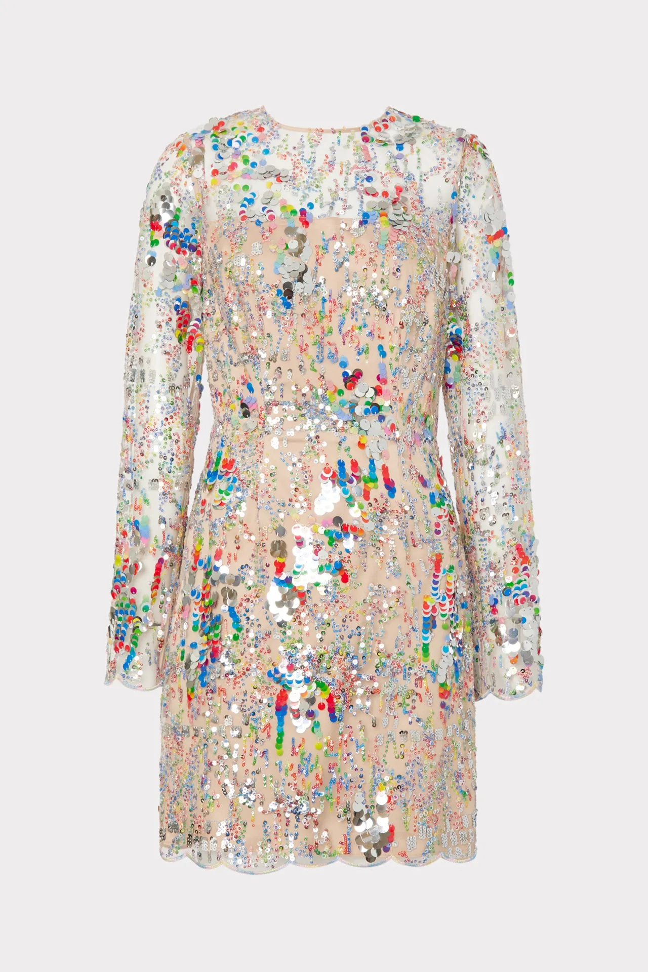 Leona Multi Color Sequins Dress sold by Milly