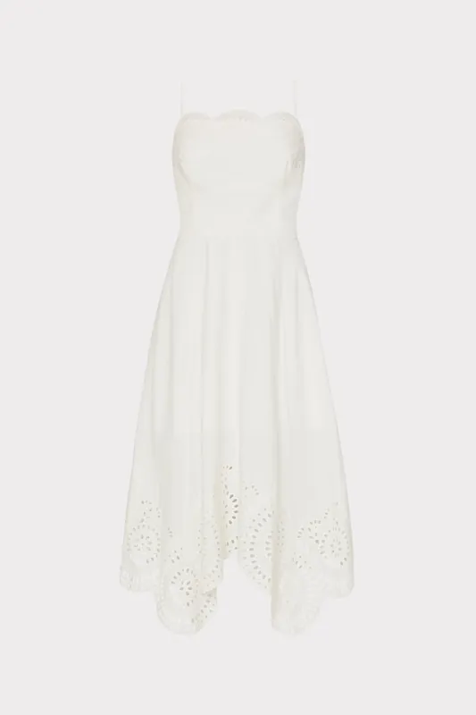 Camilla Poplin Embroidery Dress sold by Milly