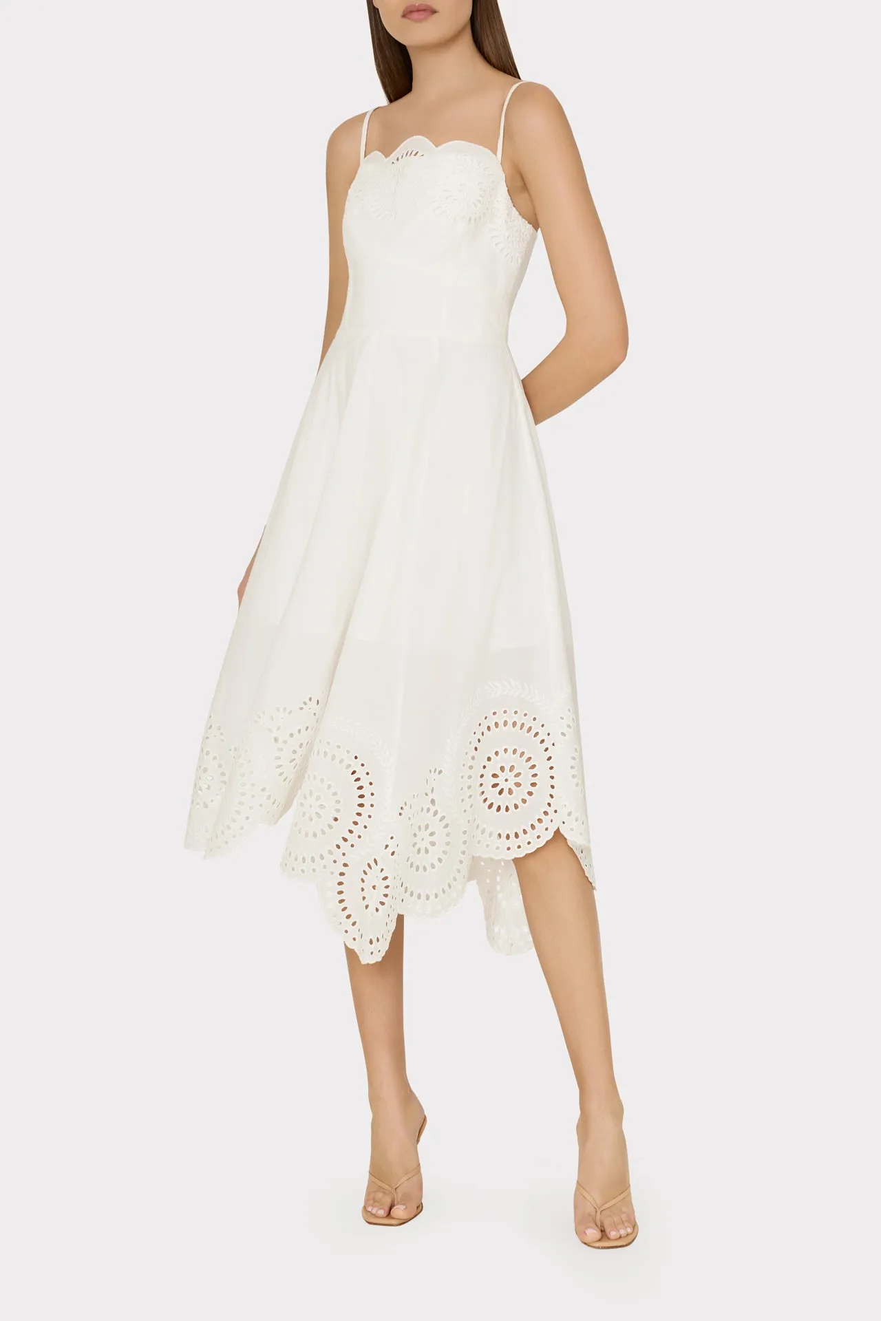 Camilla Poplin Embroidery Dress sold by Milly product image thumbnail 2