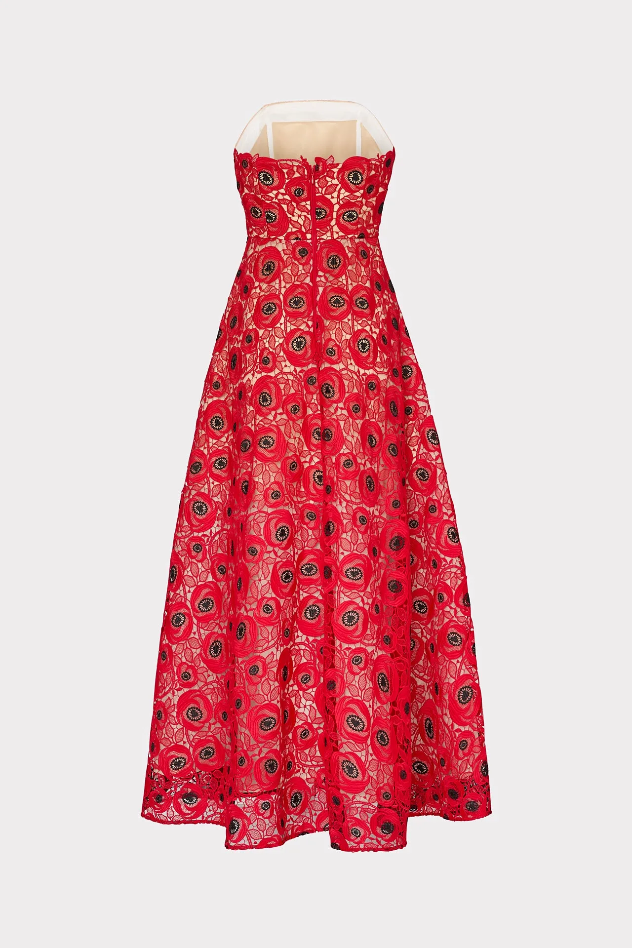 Netty Embroidered Lace Maxi Dress sold by Milly product image thumbnail 4