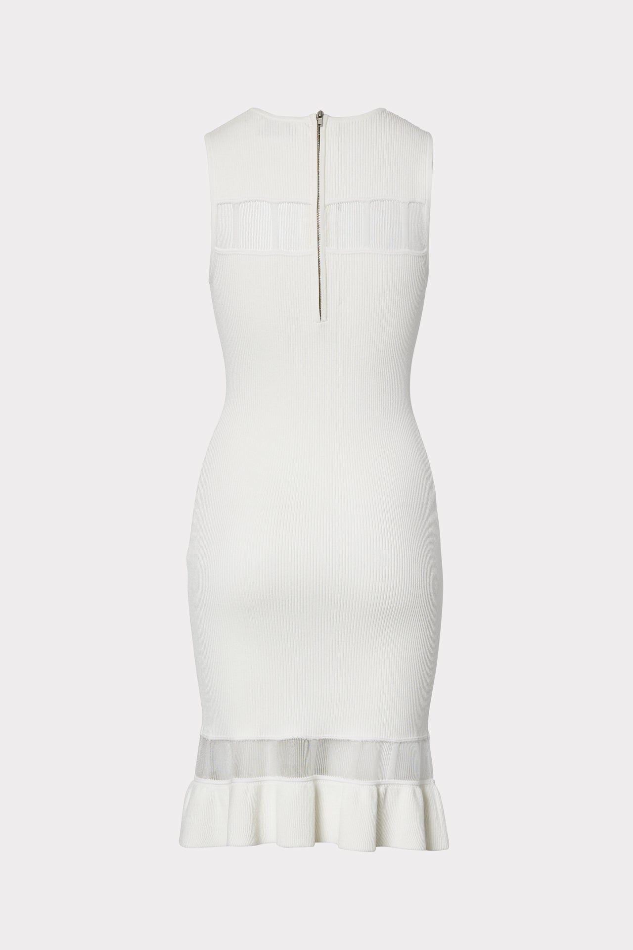 Sheer Inset Fitted Dress sold by Milly product image thumbnail 4