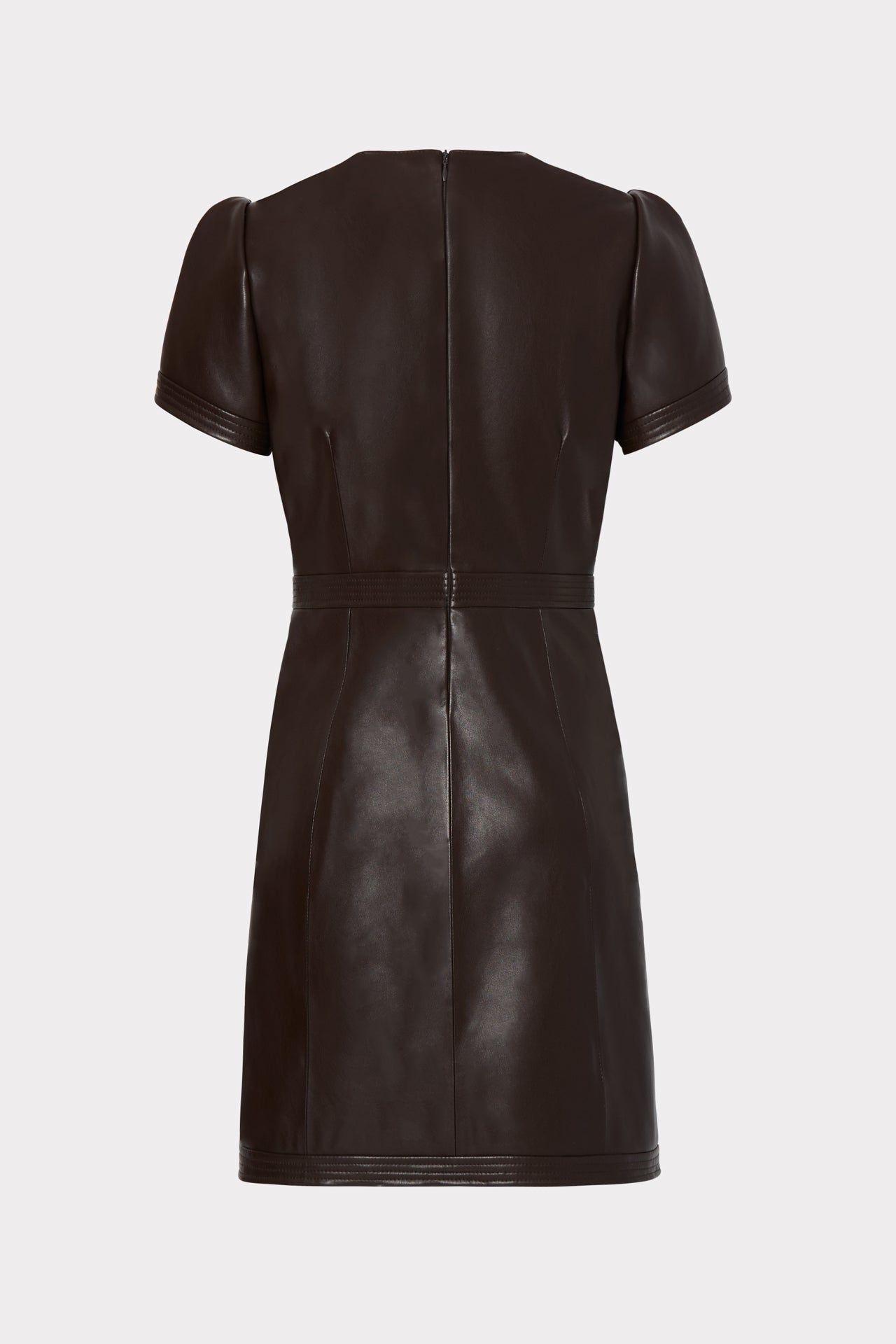 Isabelle Vegan Leather Dress sold by Milly product image thumbnail 4