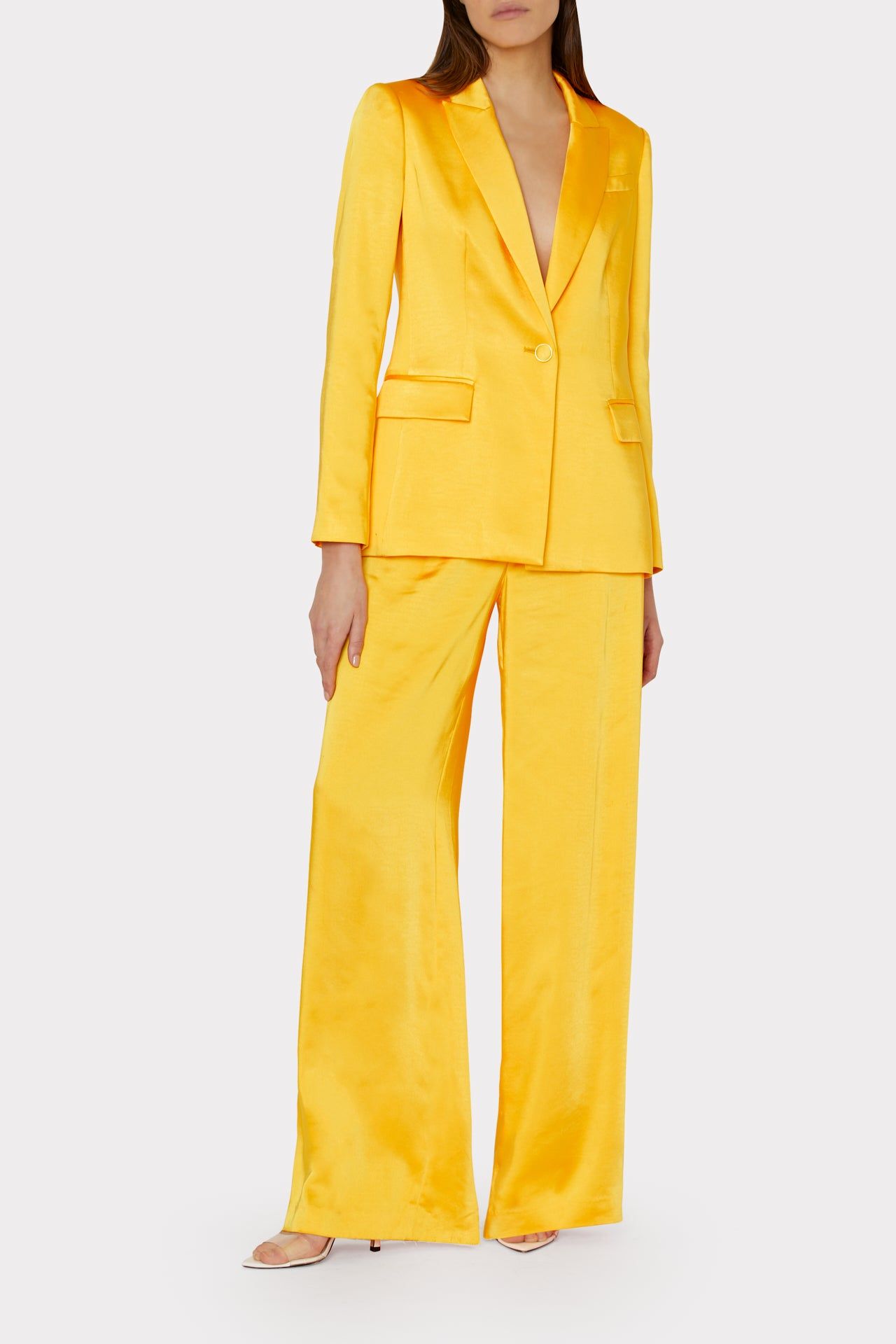 Noelani Satin Cady Pants sold by Milly product image thumbnail 2