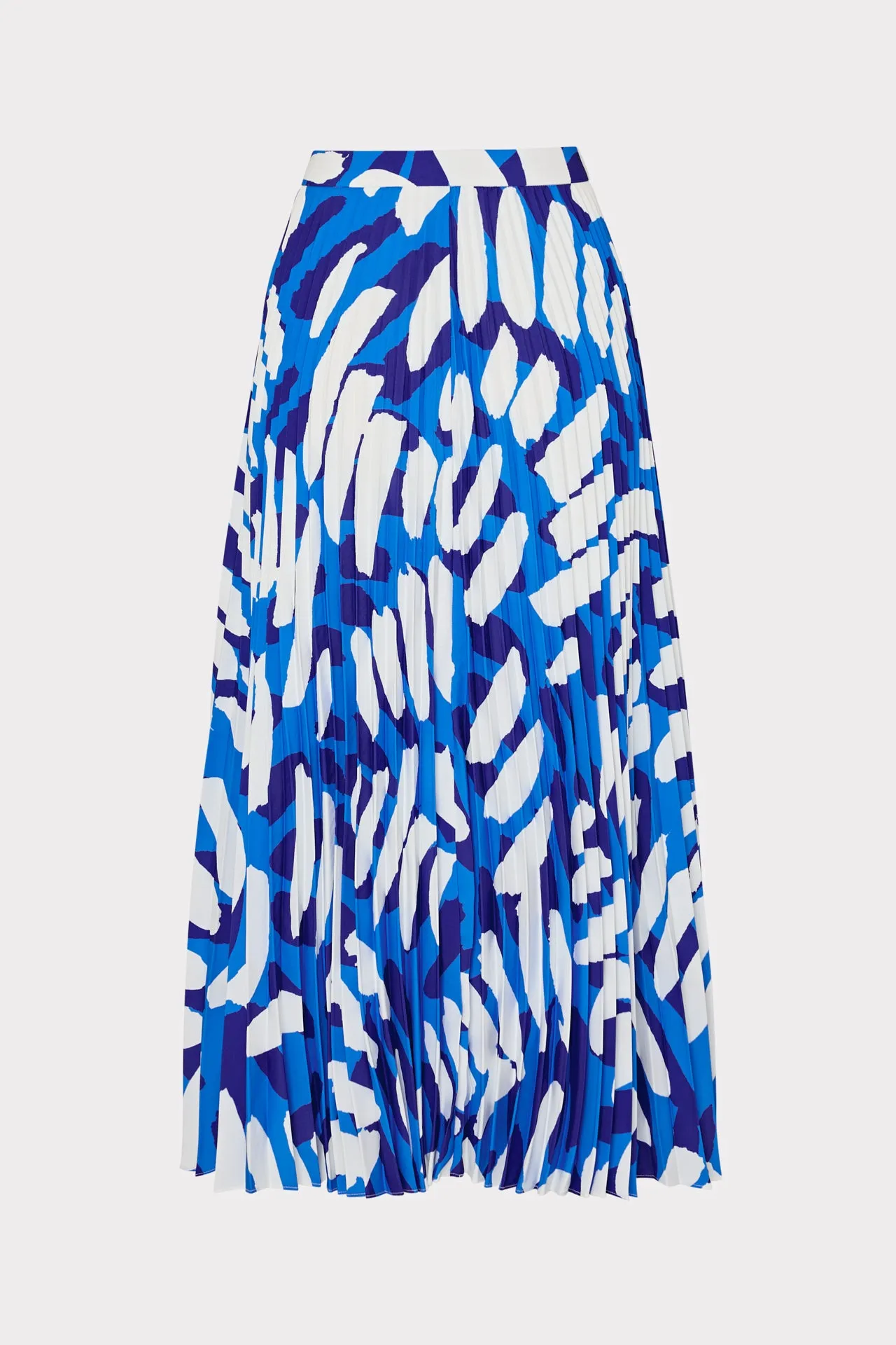 Otha Brushstroke Pleated Skirt sold by Milly product image thumbnail 4