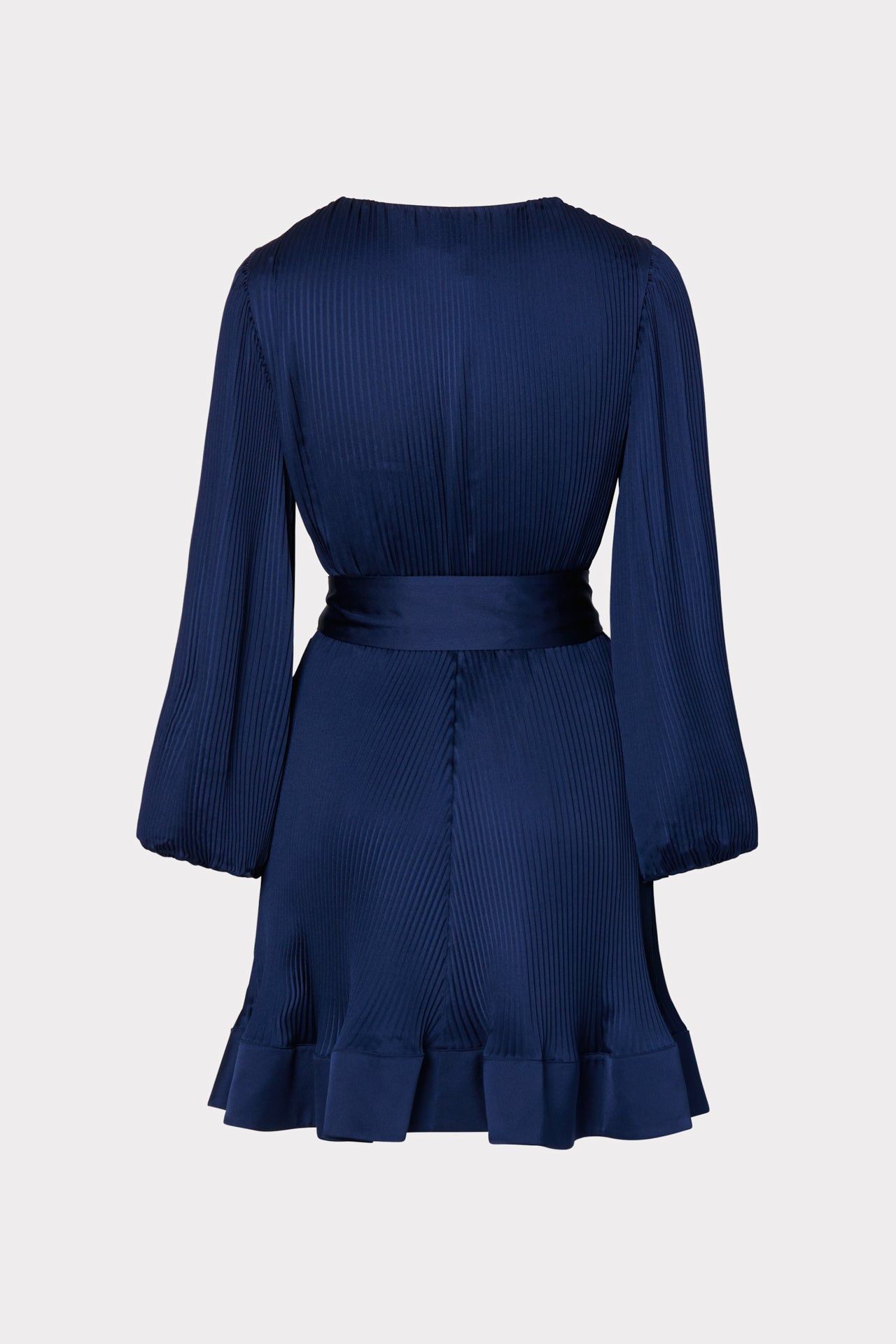 Liv Satin Pleated Dress sold by Milly product image thumbnail 4