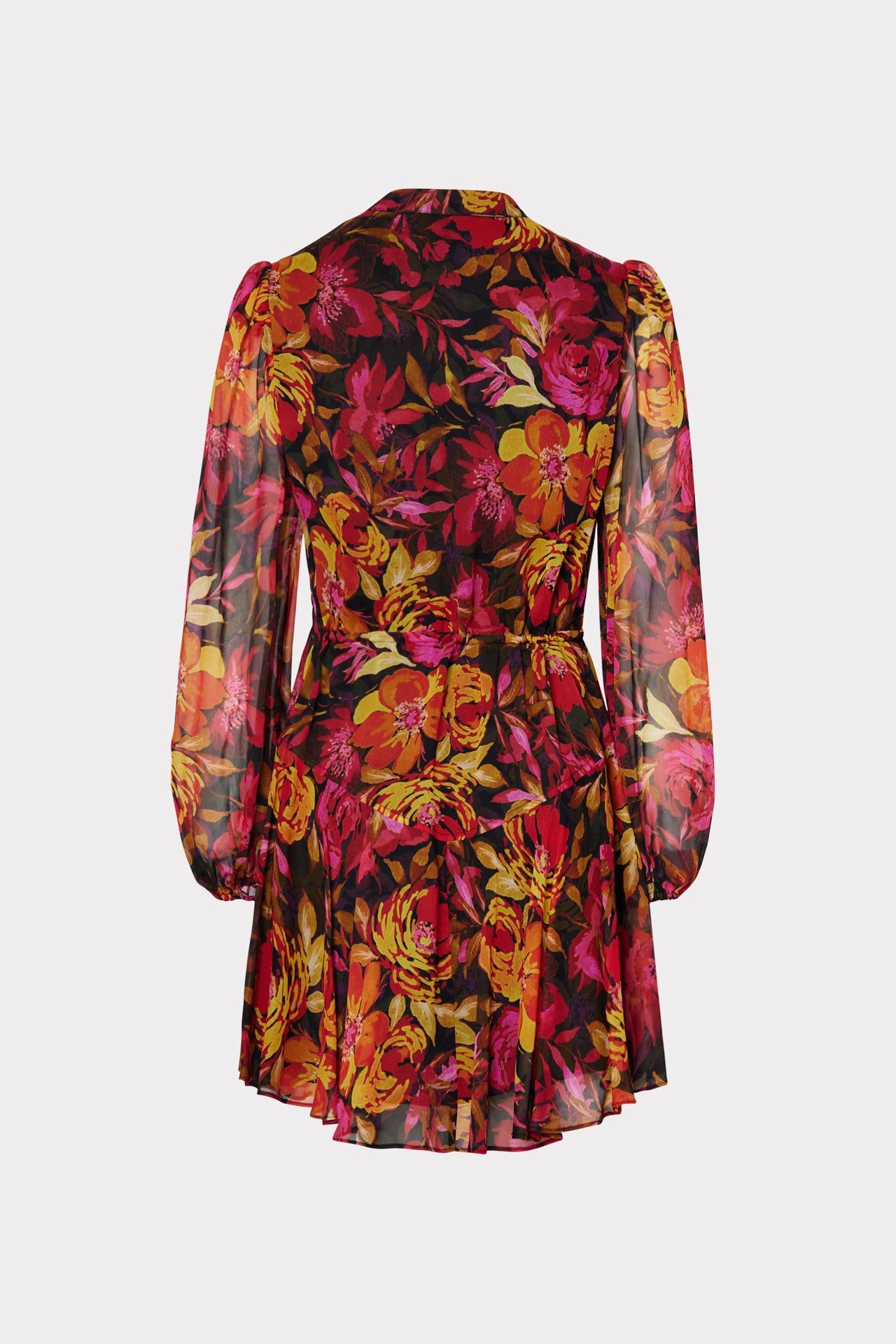 Reina Fall Foliage Print Dress sold by Milly product image thumbnail 4