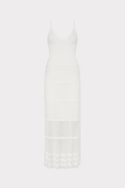 Sheer Knit Cami Dress made by Milly