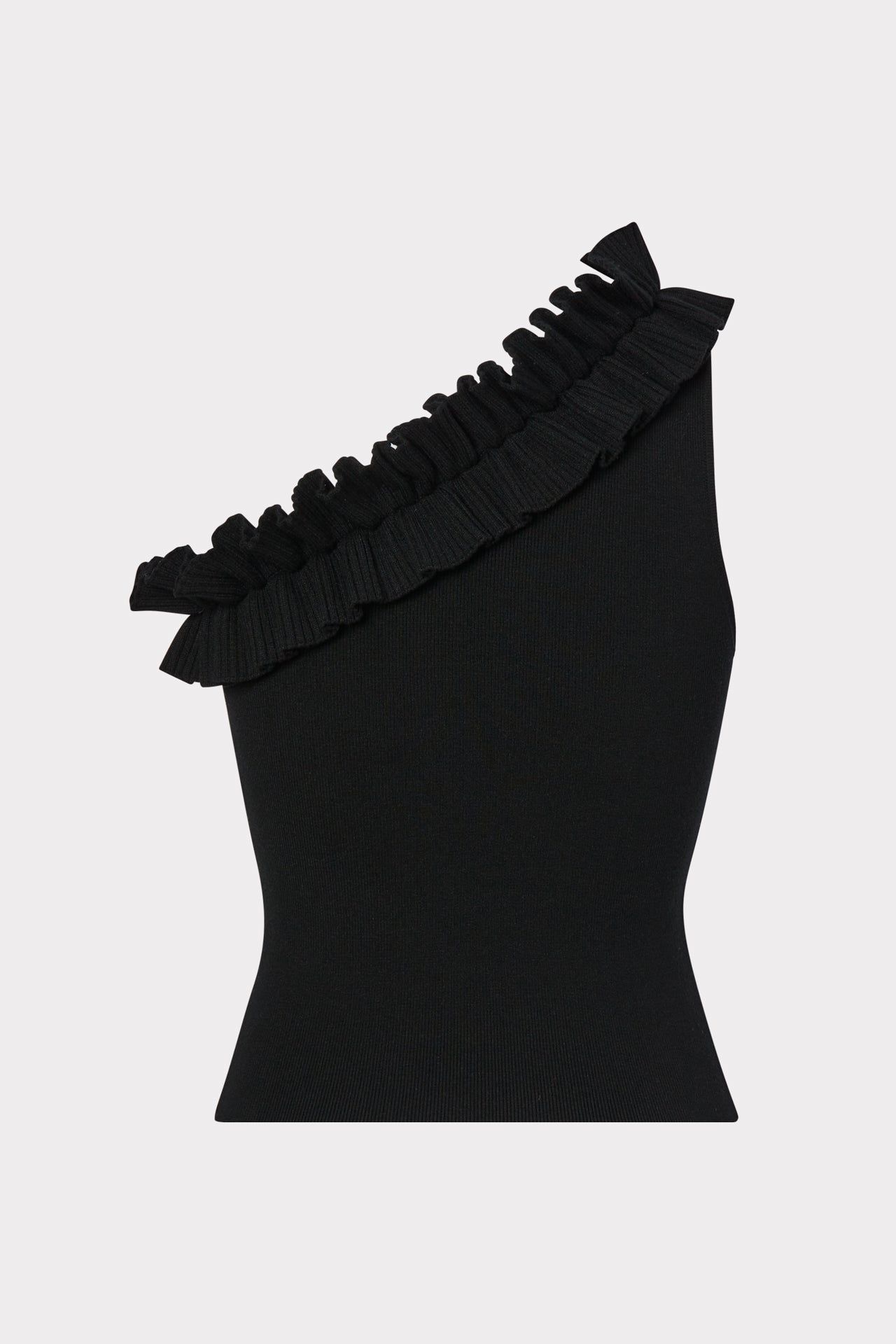 Ruffle One Shoulder Top sold by Milly product image thumbnail 4