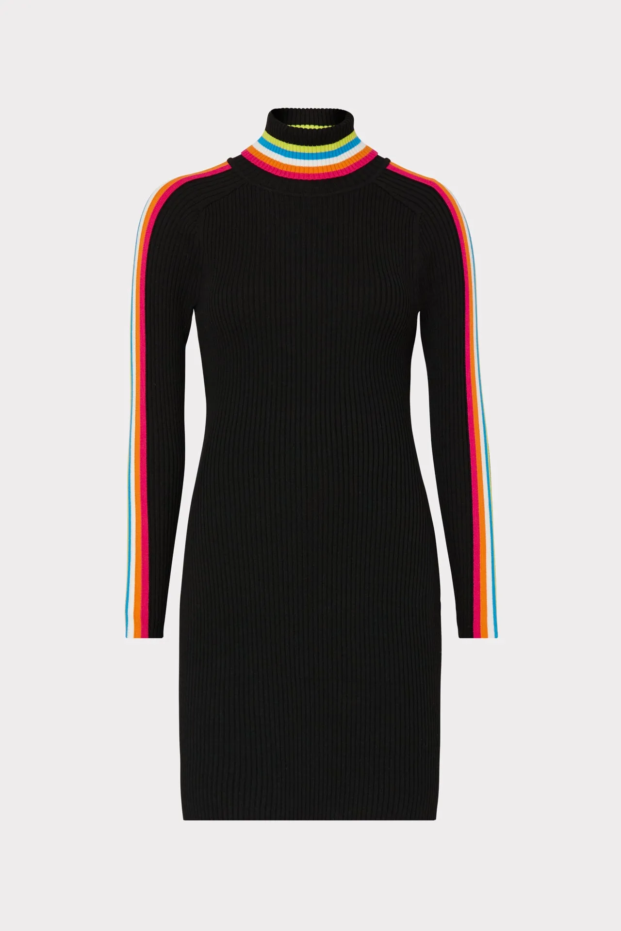 Multi Color Racer Stripe Mini Dress sold by Milly