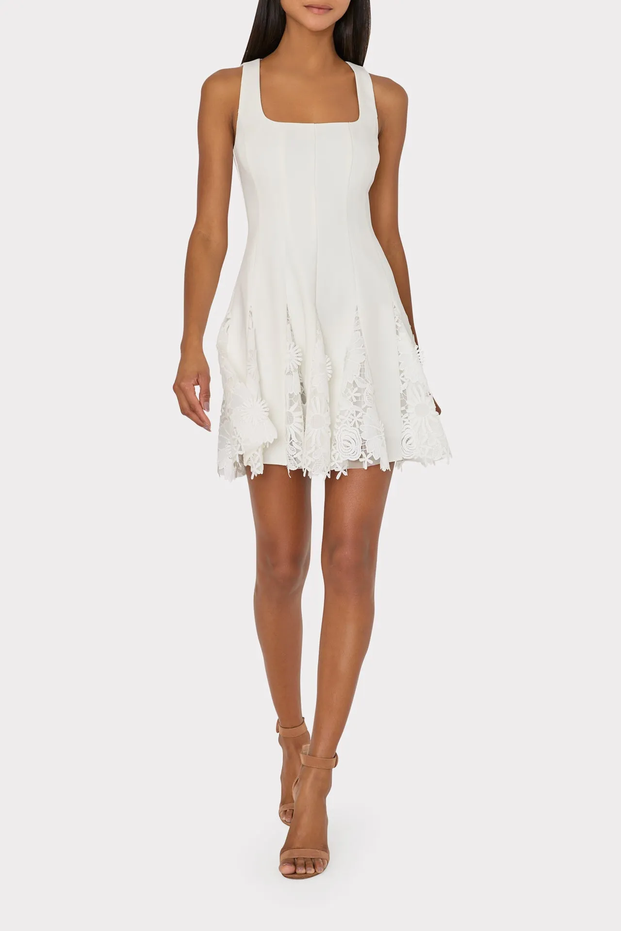 Ariel Cady 3D Lace Combo Dress sold by Milly product image thumbnail 2