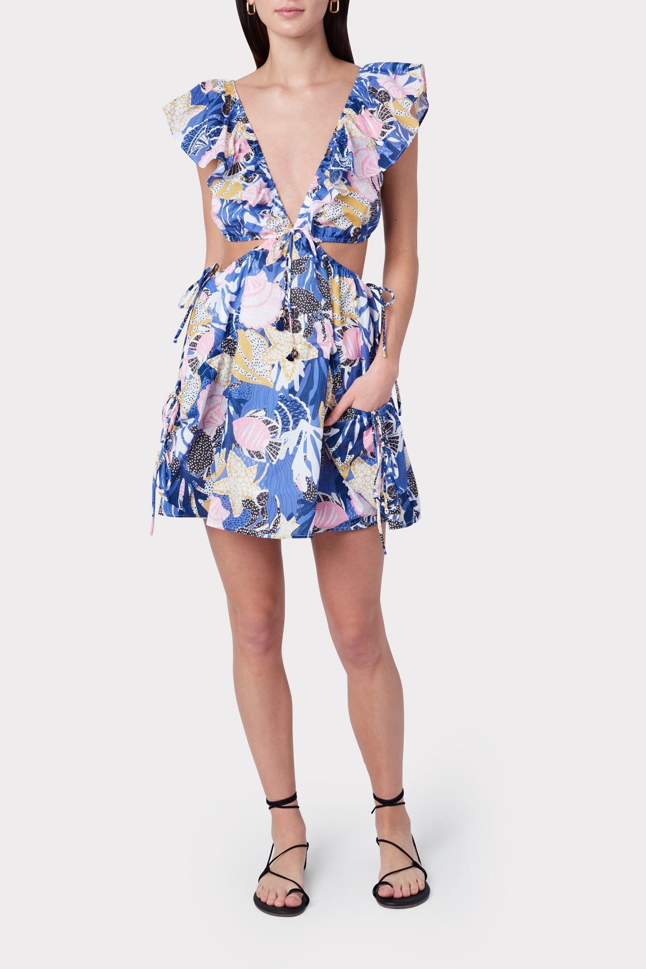 Delilah Under The Sea Cotton Voile Dress sold by Milly product image thumbnail 2