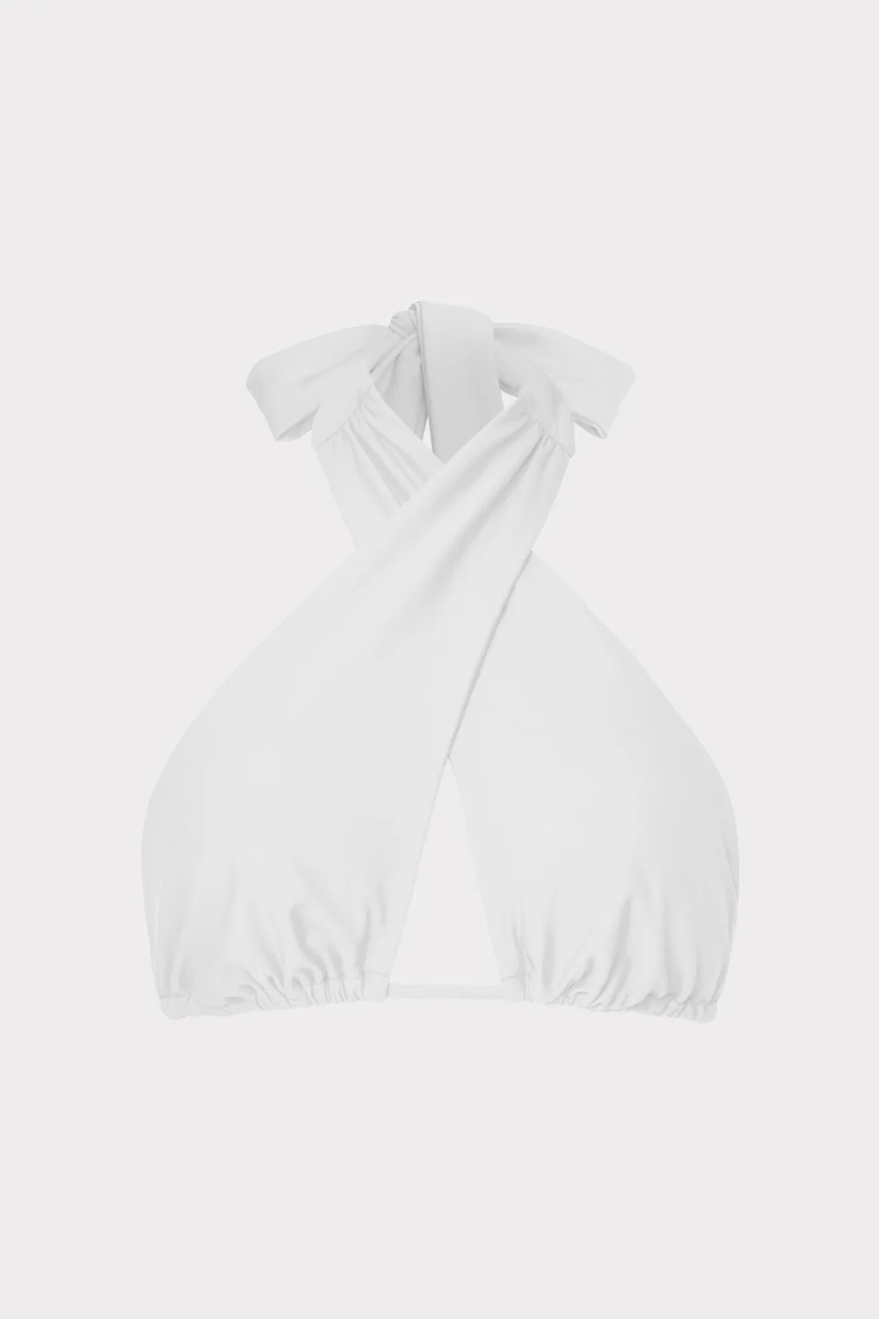 Melissa Wrap Halter Bikini Top sold by Milly