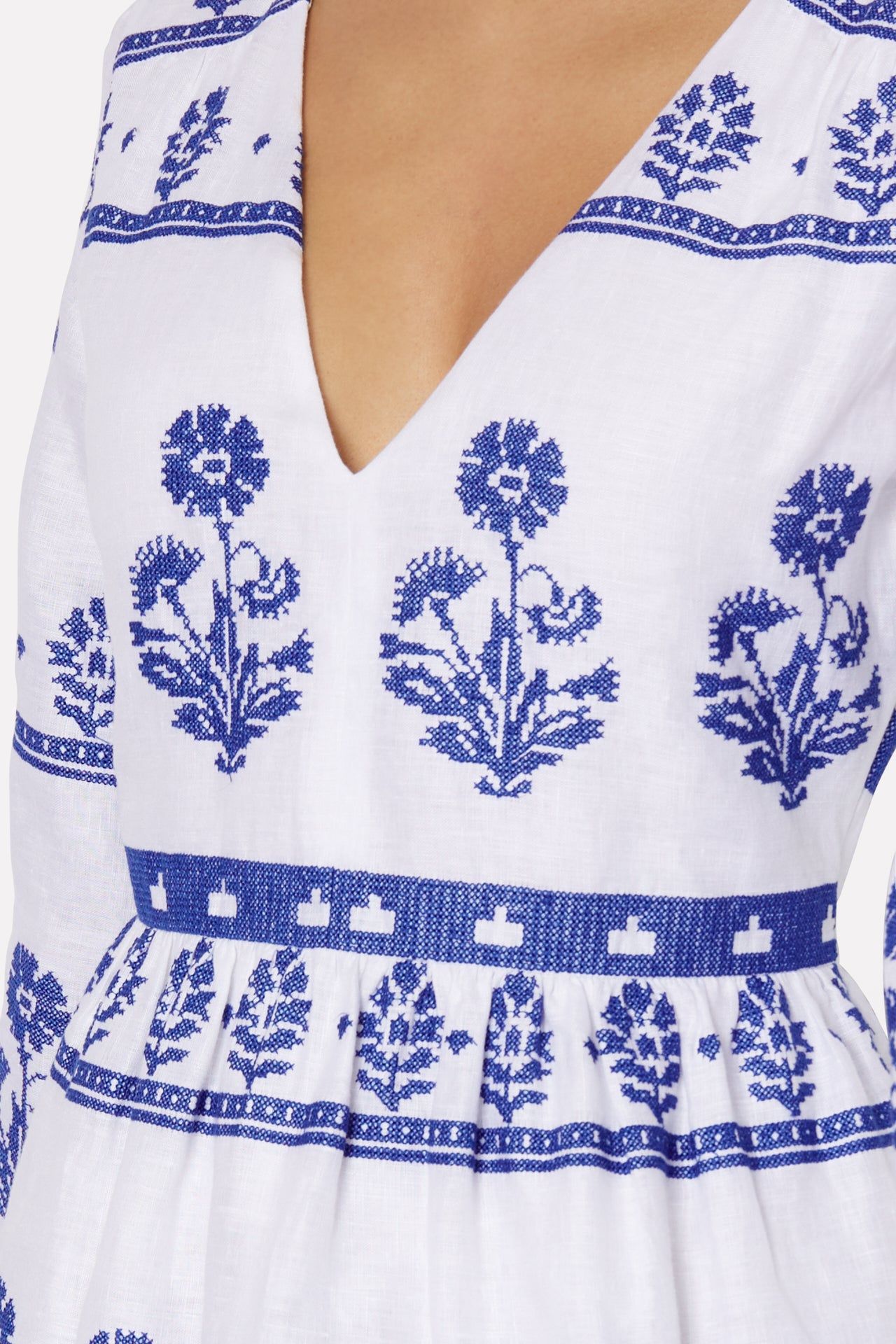 Debbie Cross Stitch Embroidered Dress sold by Milly product image thumbnail 3