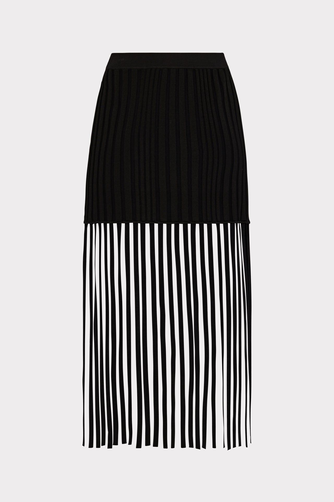 Rib Fringe Midi Skirt sold by Milly product image thumbnail 4