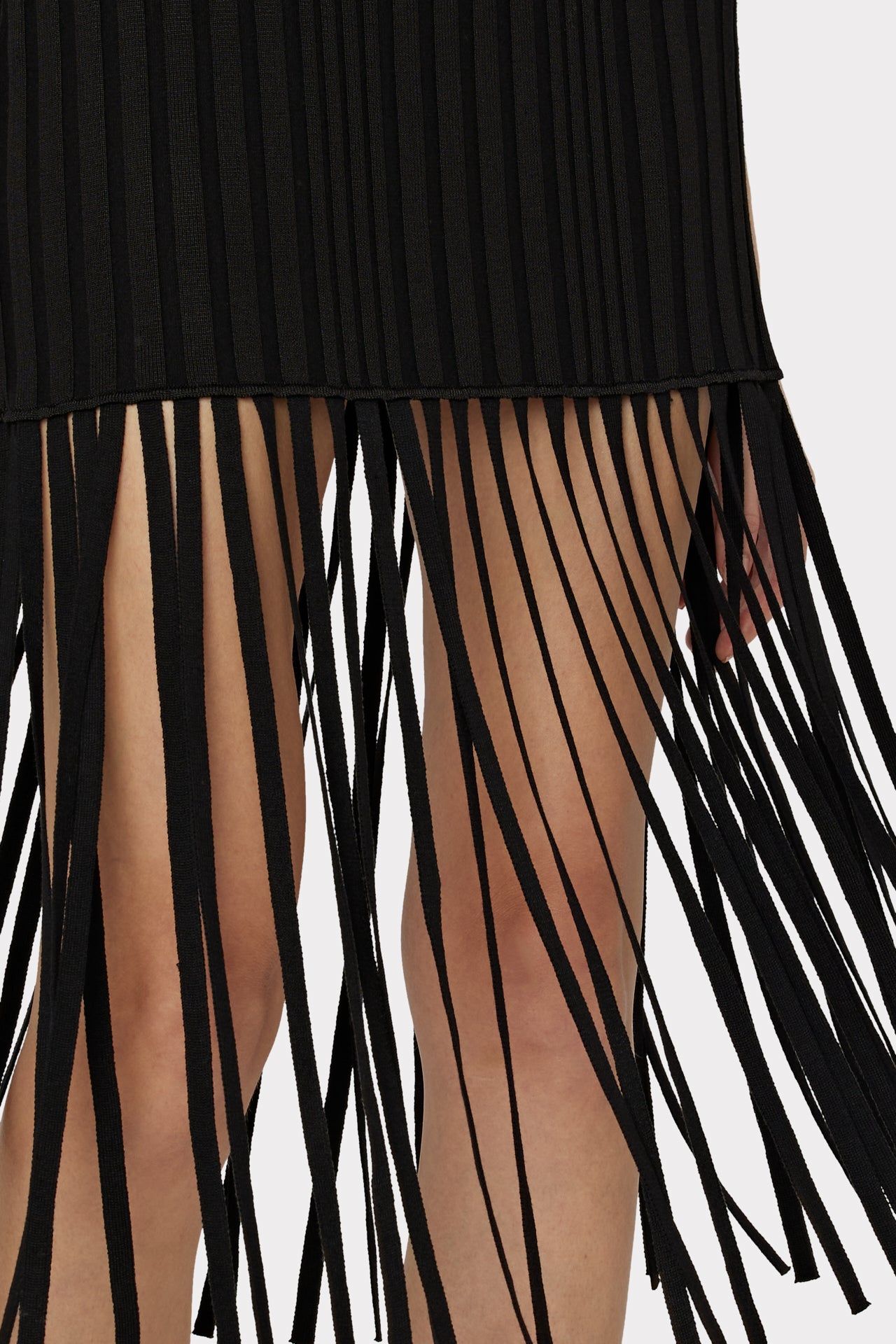 Rib Fringe Midi Skirt sold by Milly product image thumbnail 3