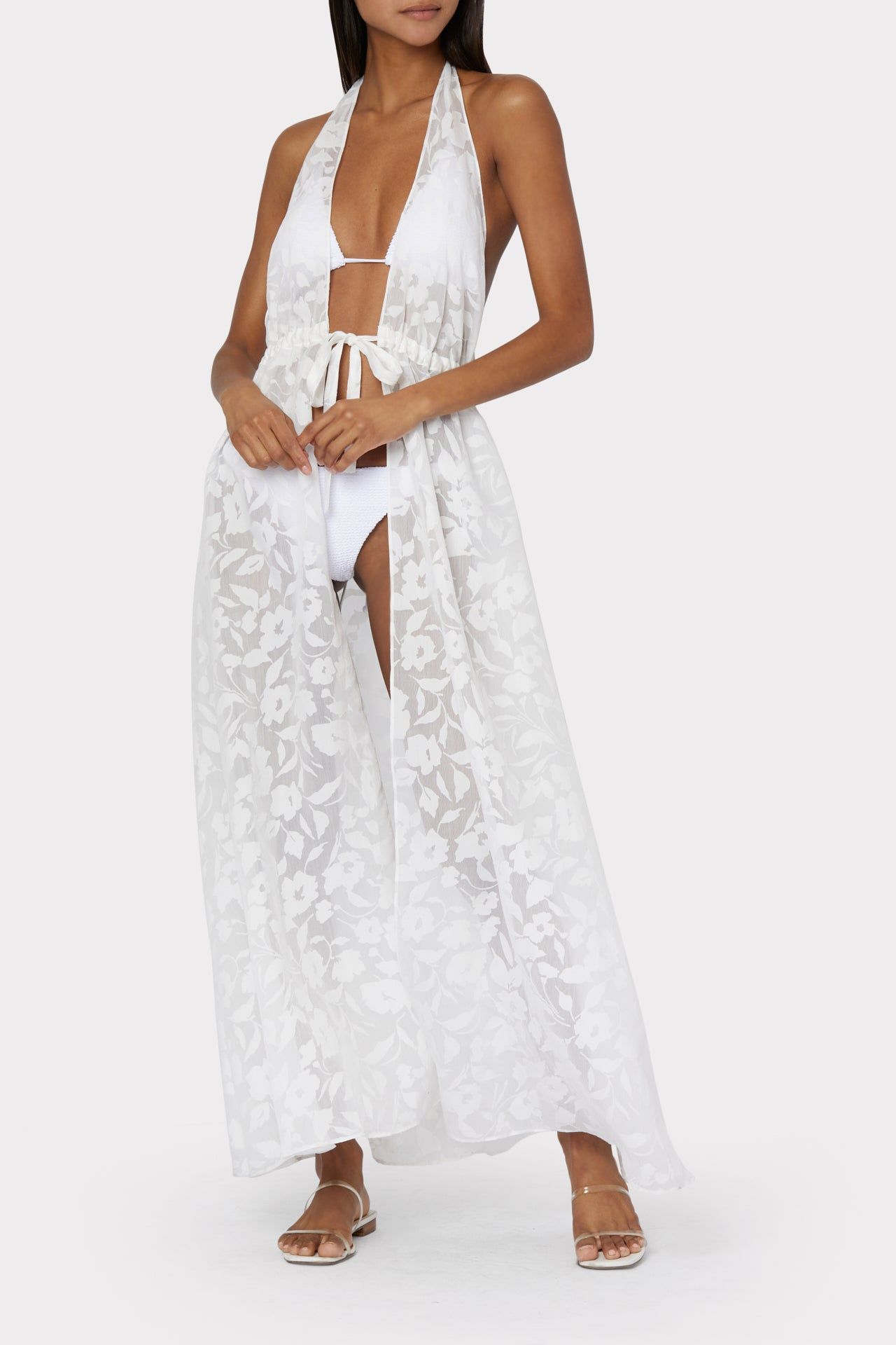 Dominque Burnout Floral Maxi Dress sold by Milly product image thumbnail 2